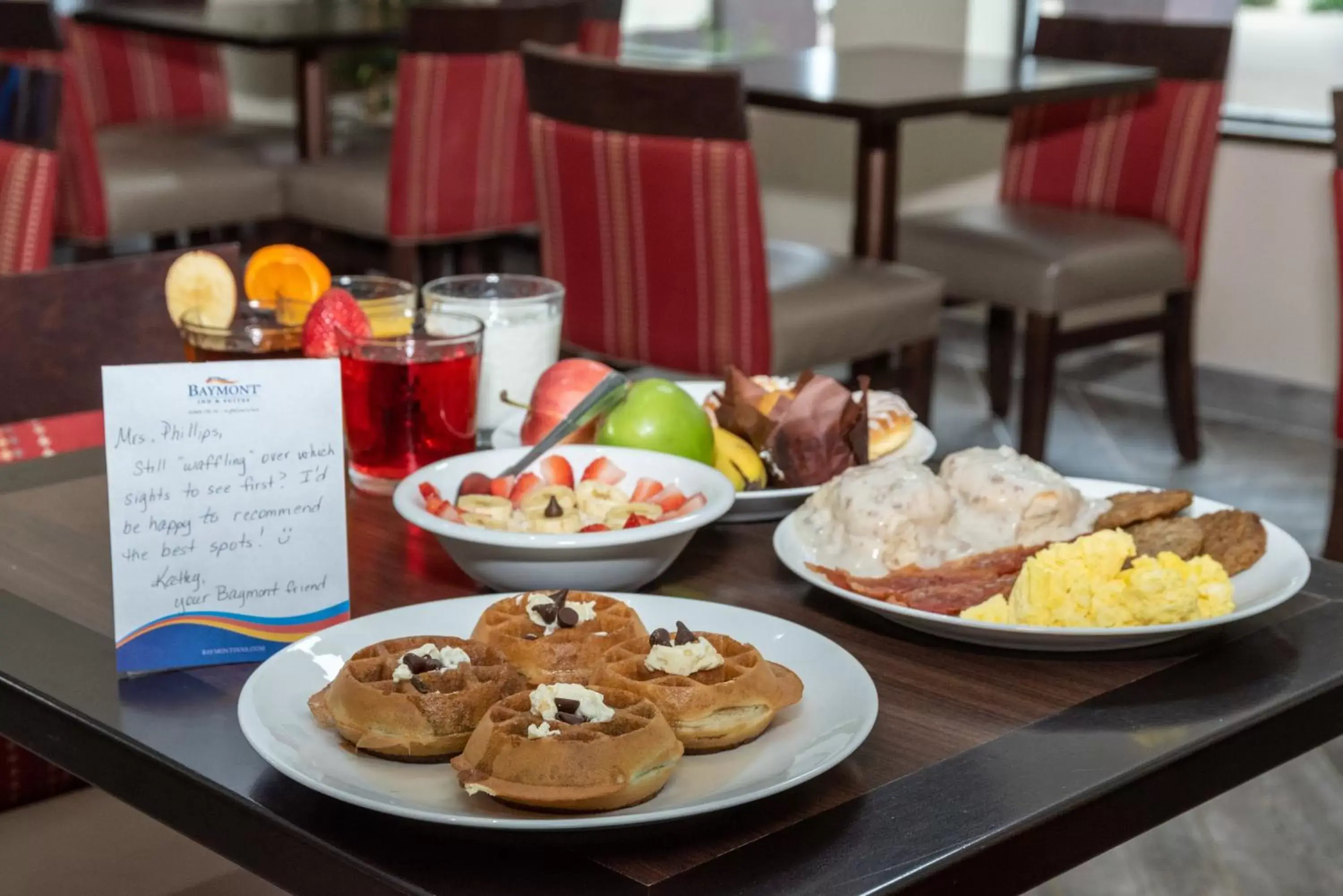 Buffet breakfast in Baymont by Wyndham Caddo Valley/Arkadelphia