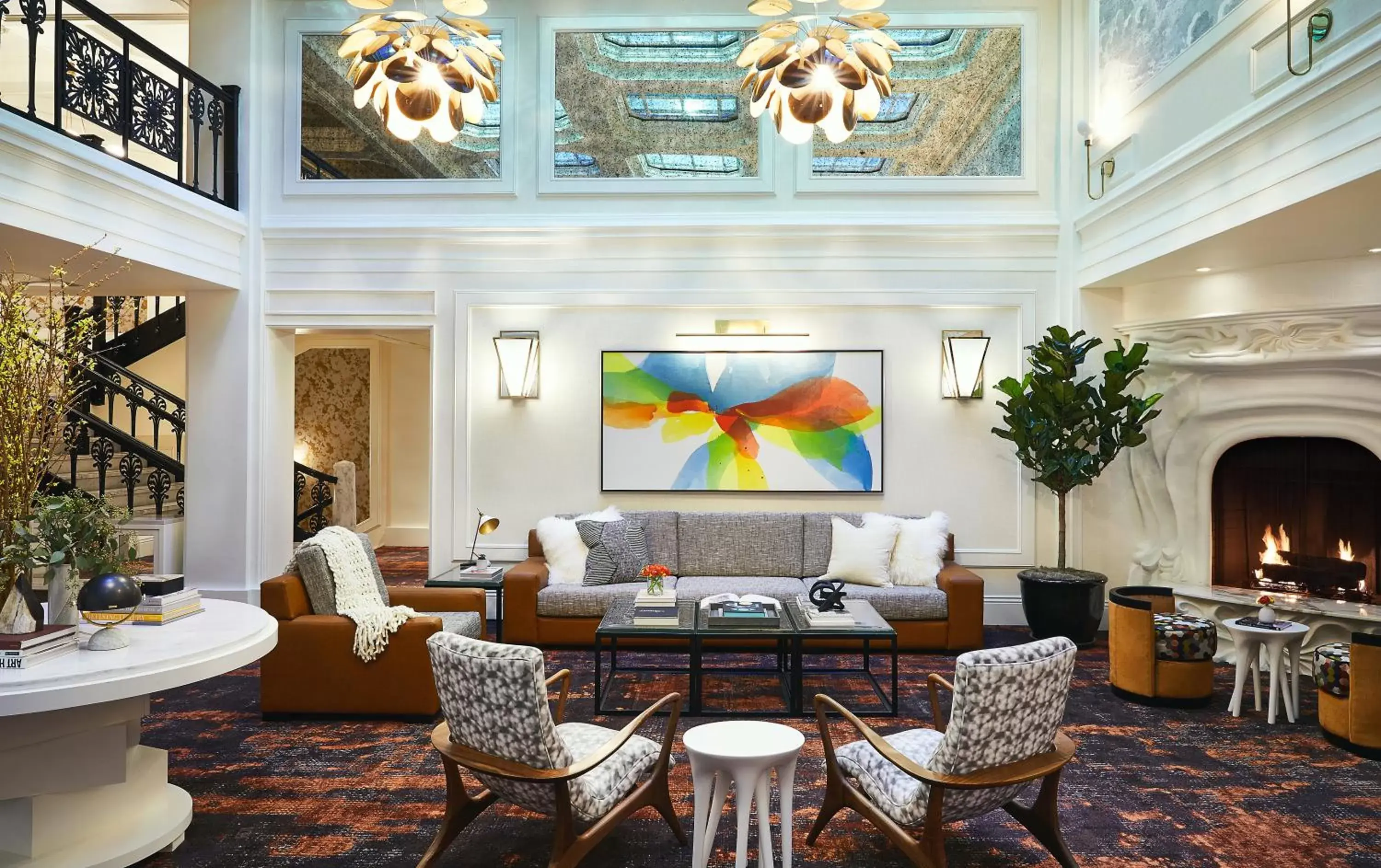 Lobby or reception, Seating Area in Galleria Park Hotel