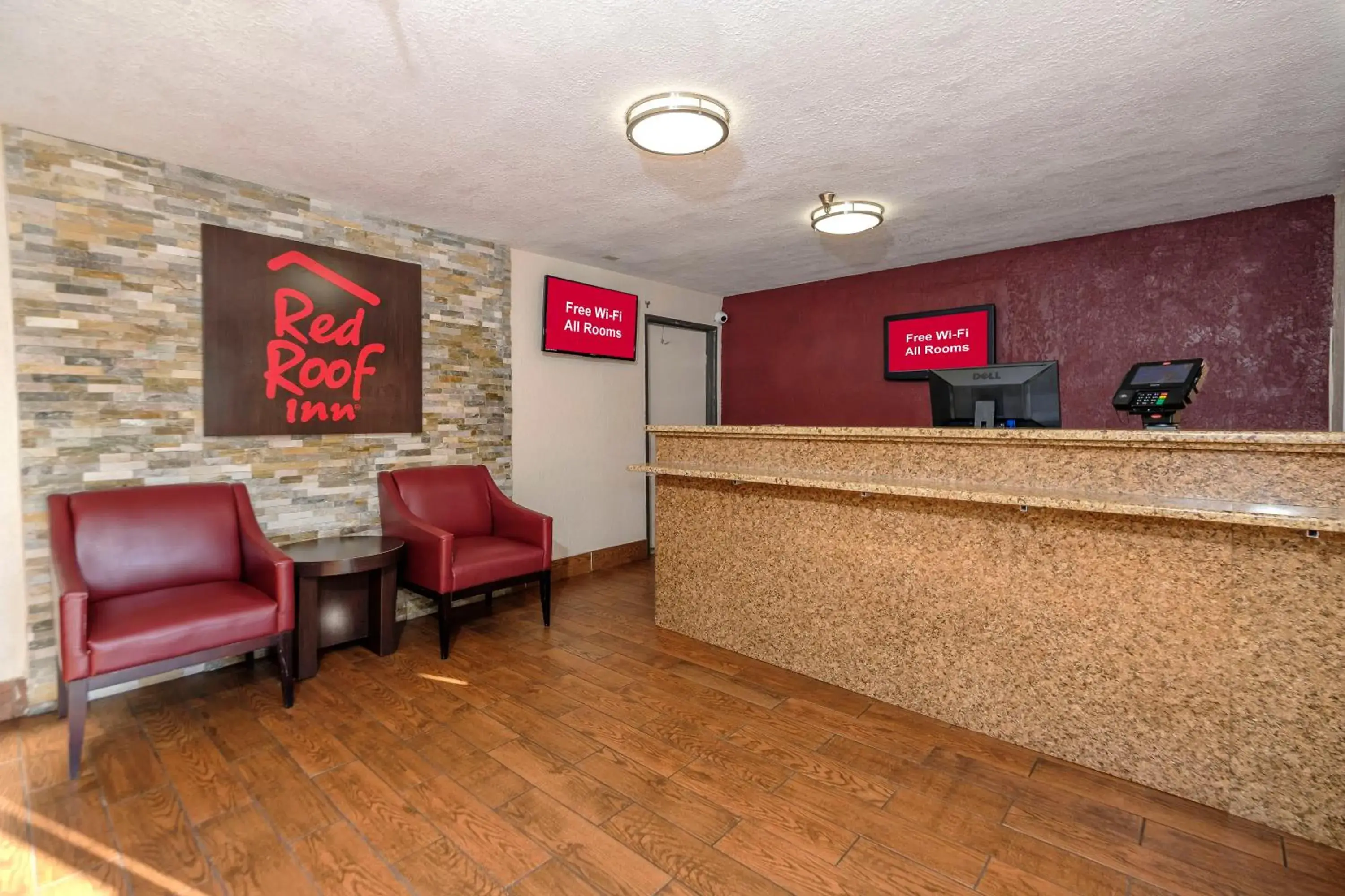 Lobby or reception, Lobby/Reception in Red Roof Inn Jacksonville - Cruise Port