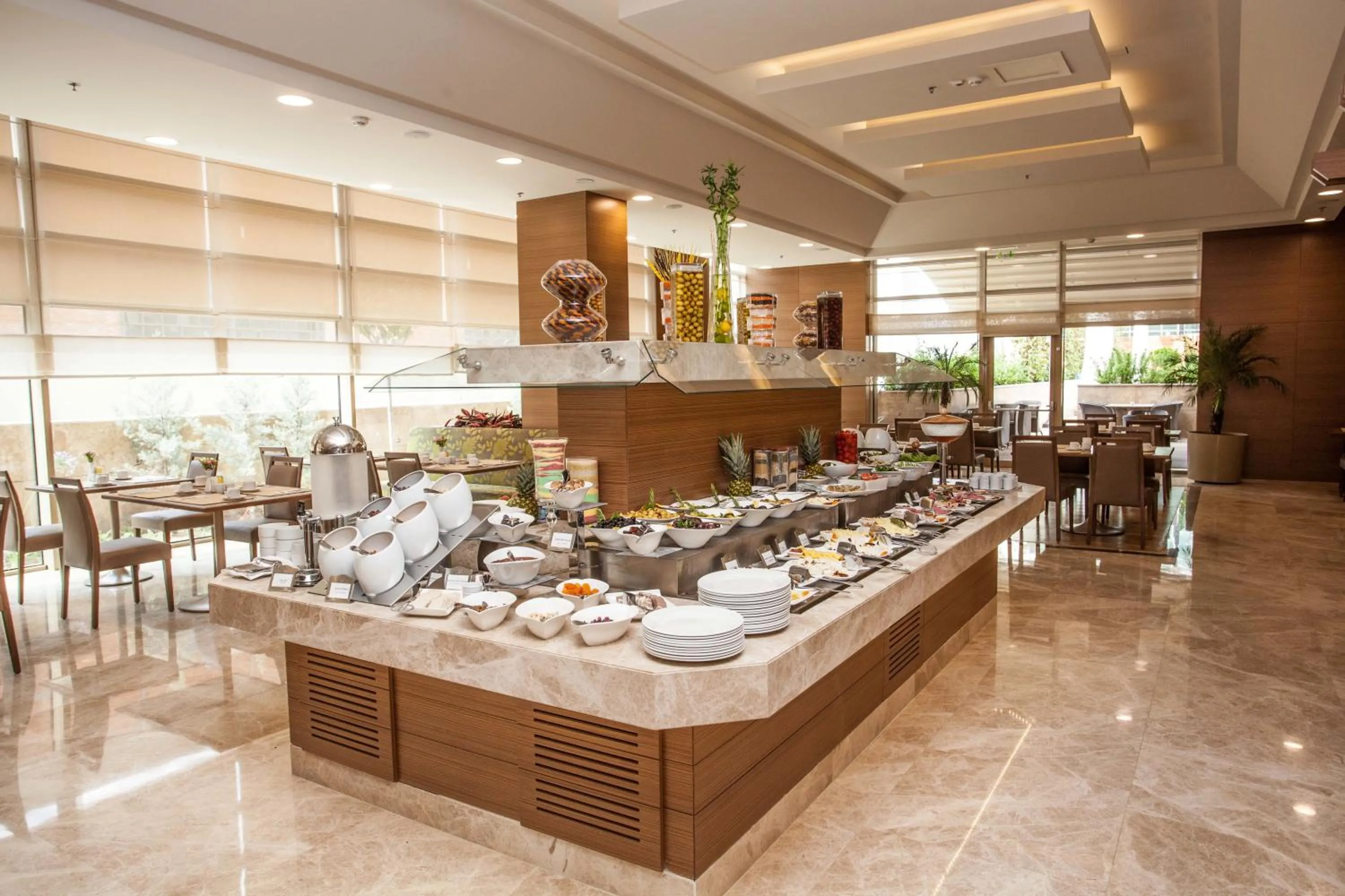 Buffet breakfast in Gorrion Hotel Istanbul