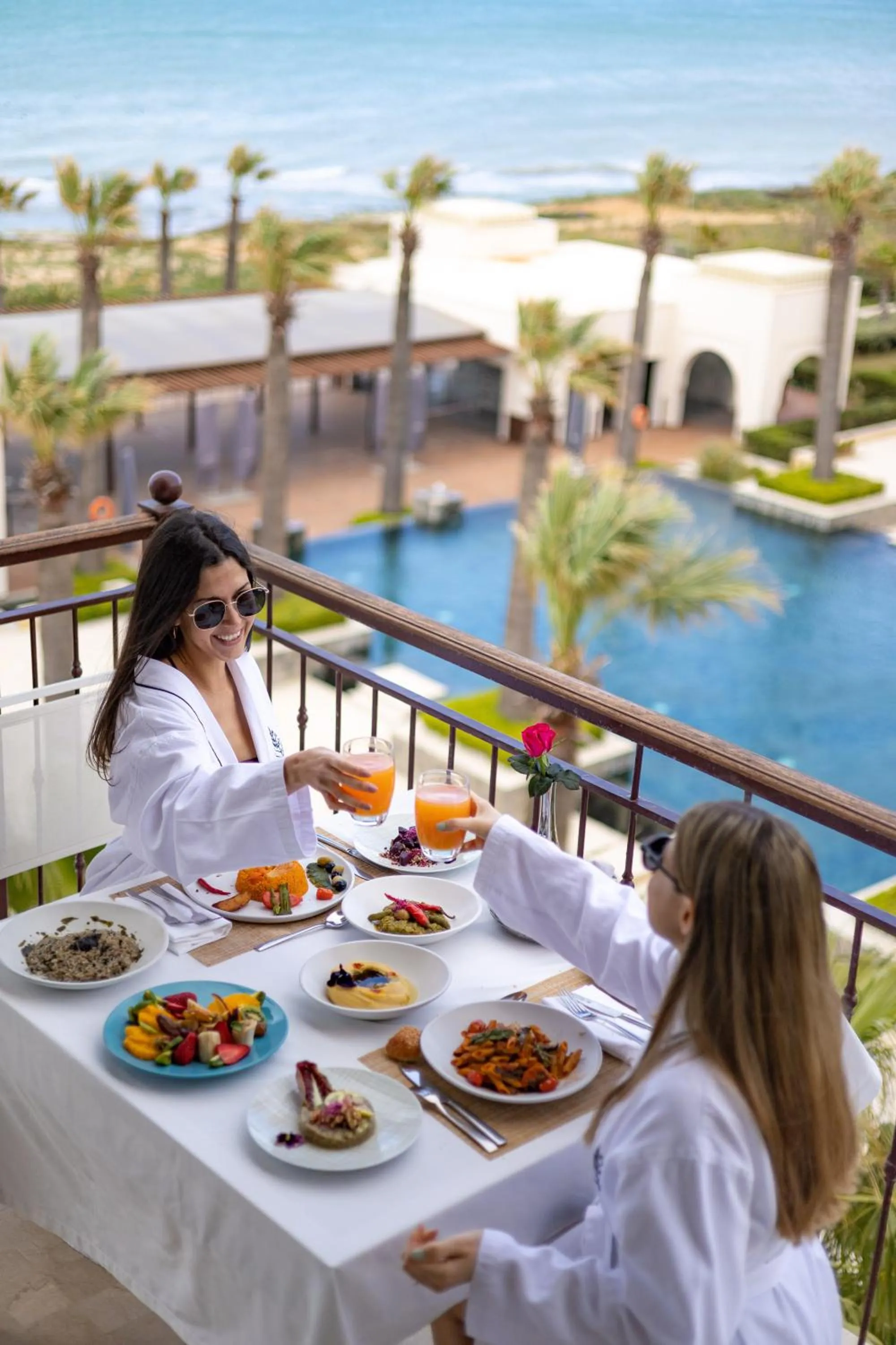 Breakfast in Four Seasons Hotel Tunis