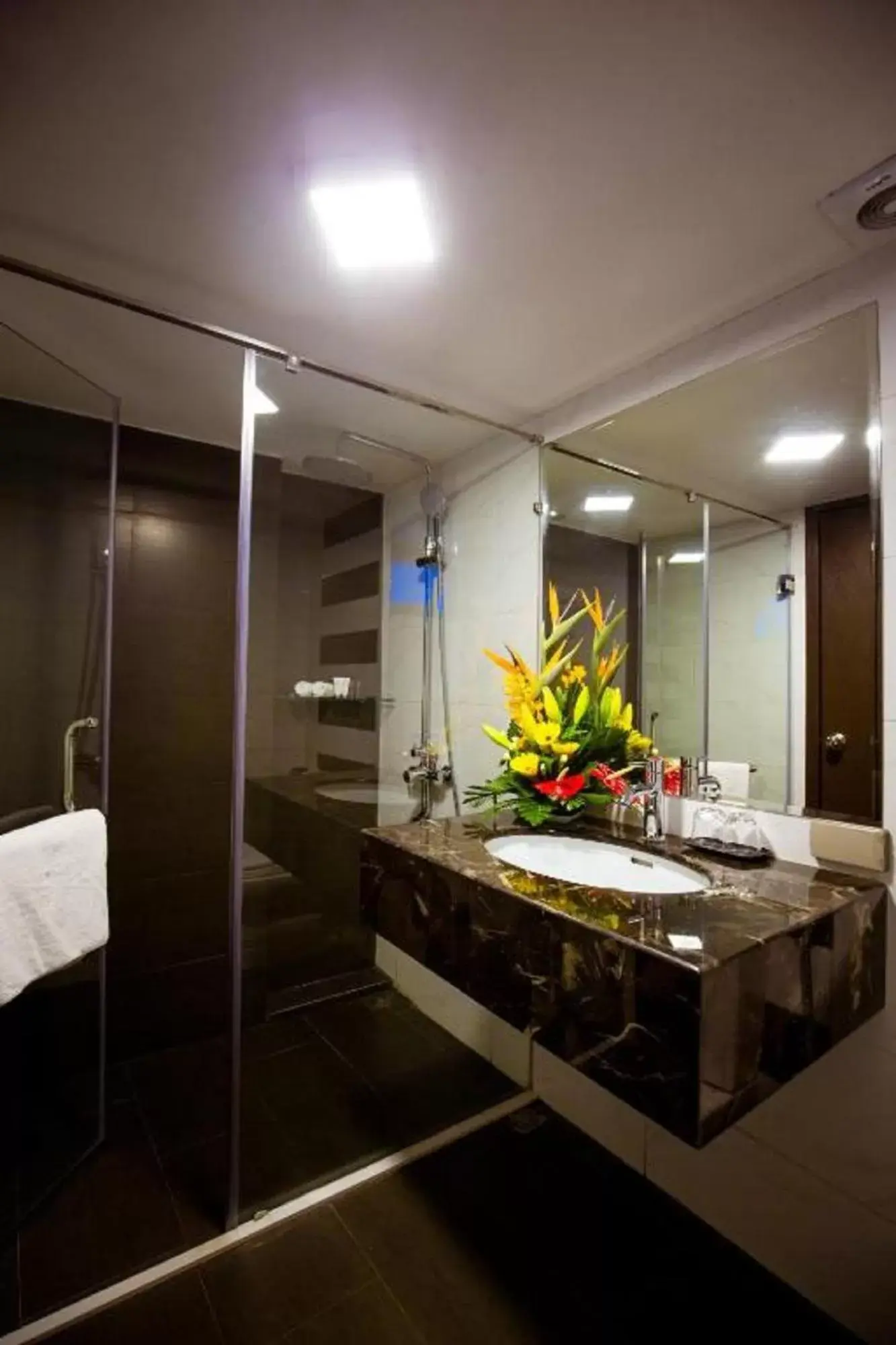 Bathroom in My Linh Hotel