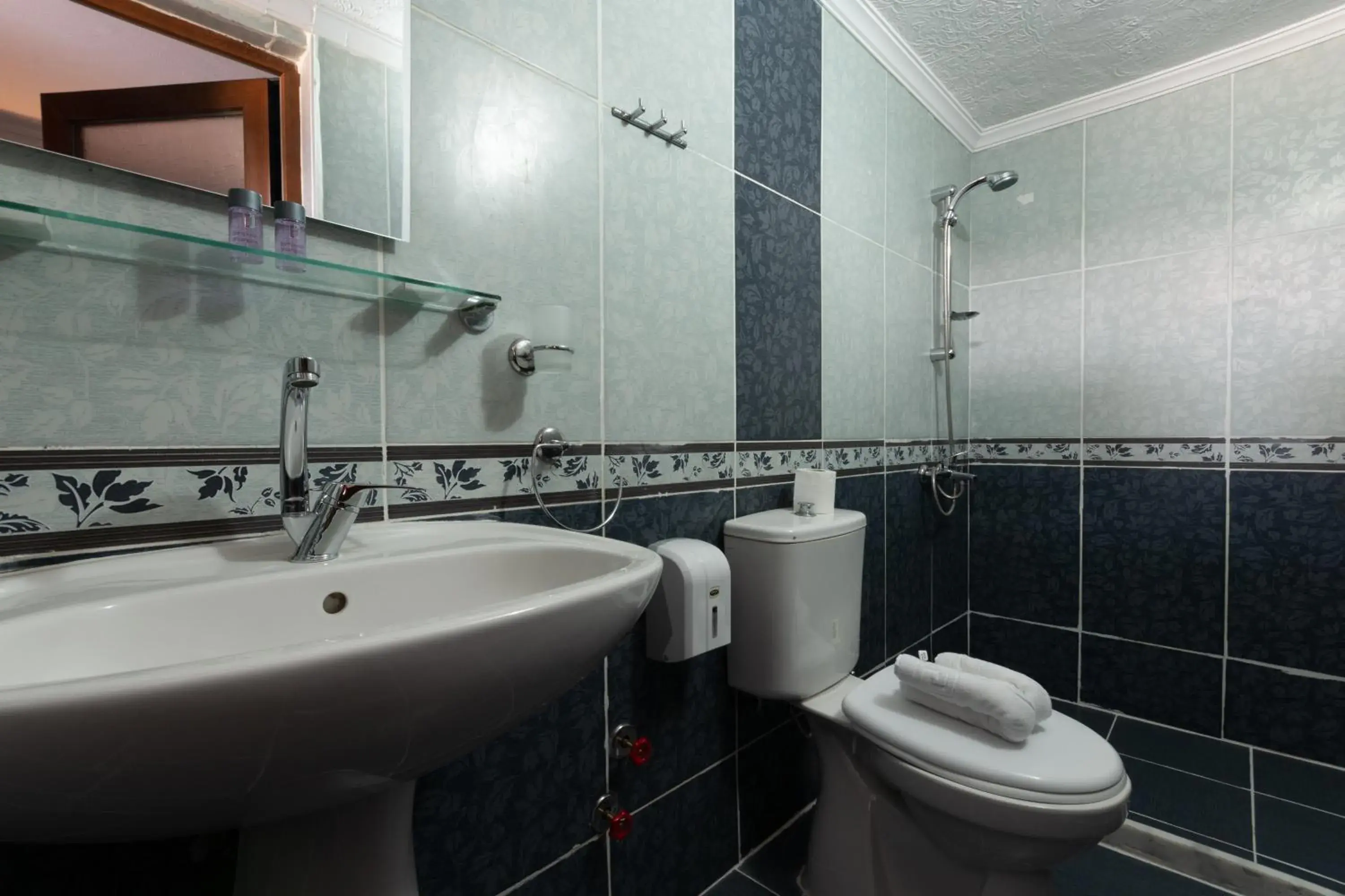 Bathroom in Rebetika Hotel