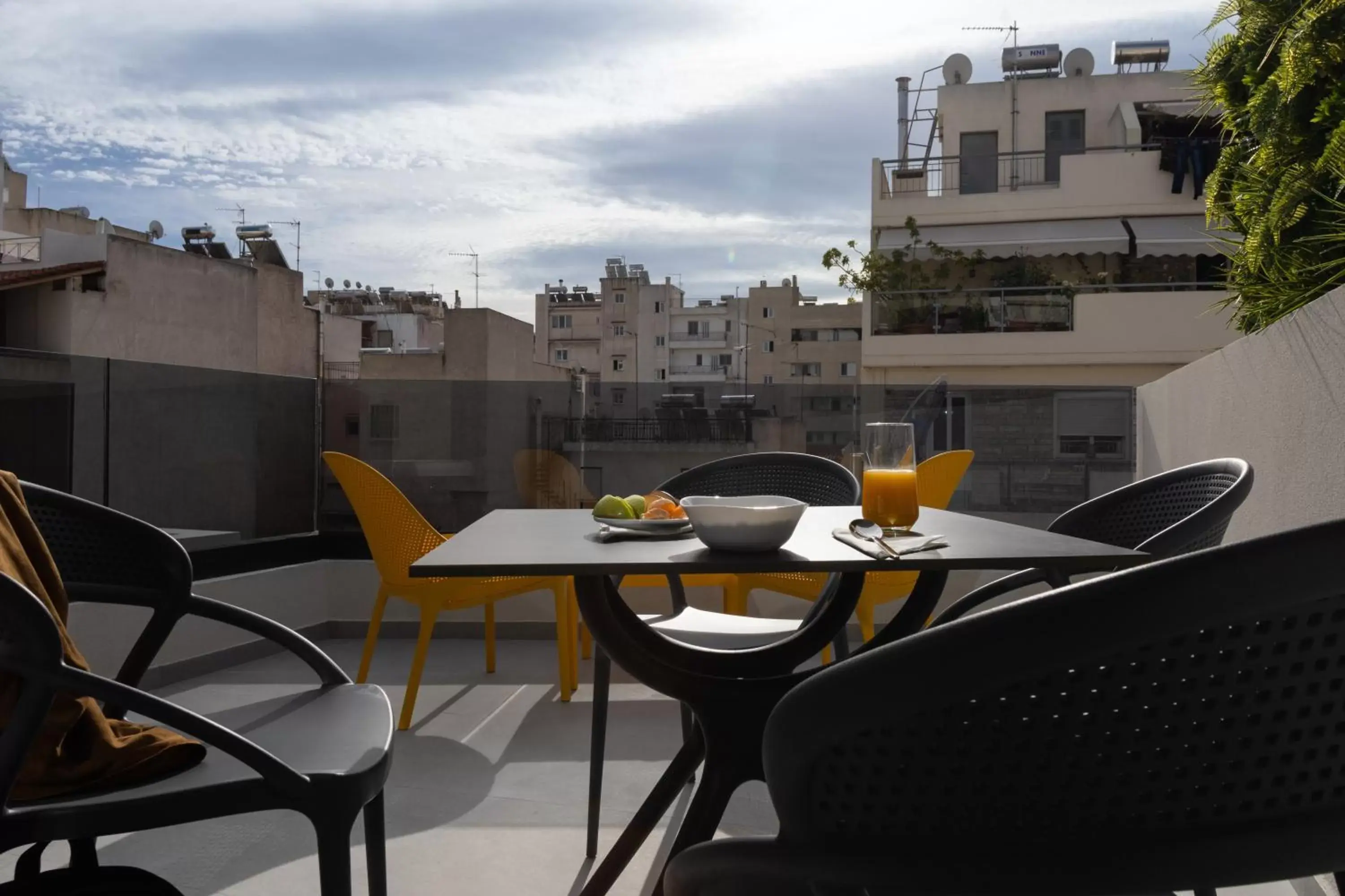 Balcony/Terrace in LUX&EASY Athens Metro Suites