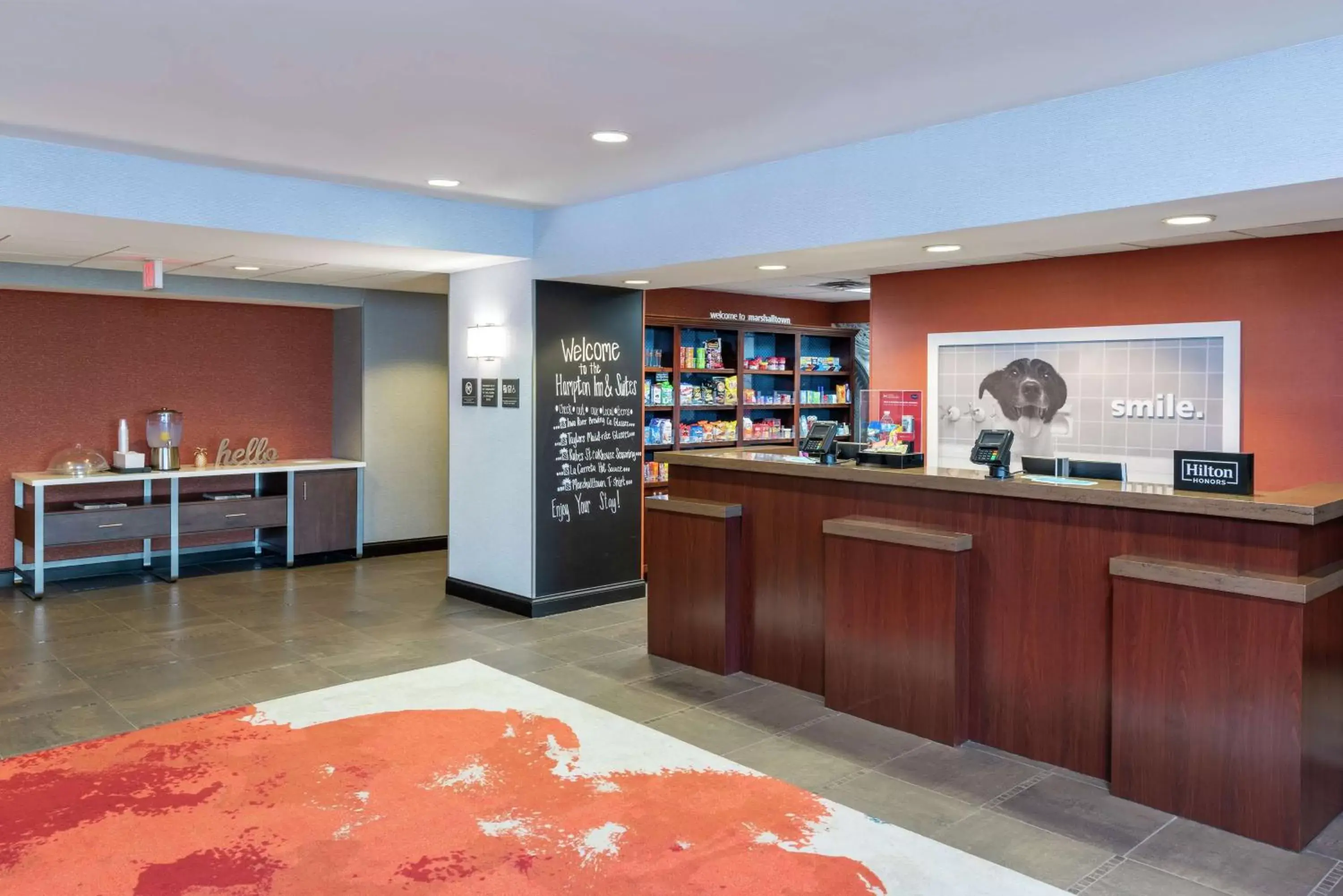 Lobby or reception in Hampton Inn & Suites Marshalltown Lobby or reception in Hampton Inn & Suites Marshalltown