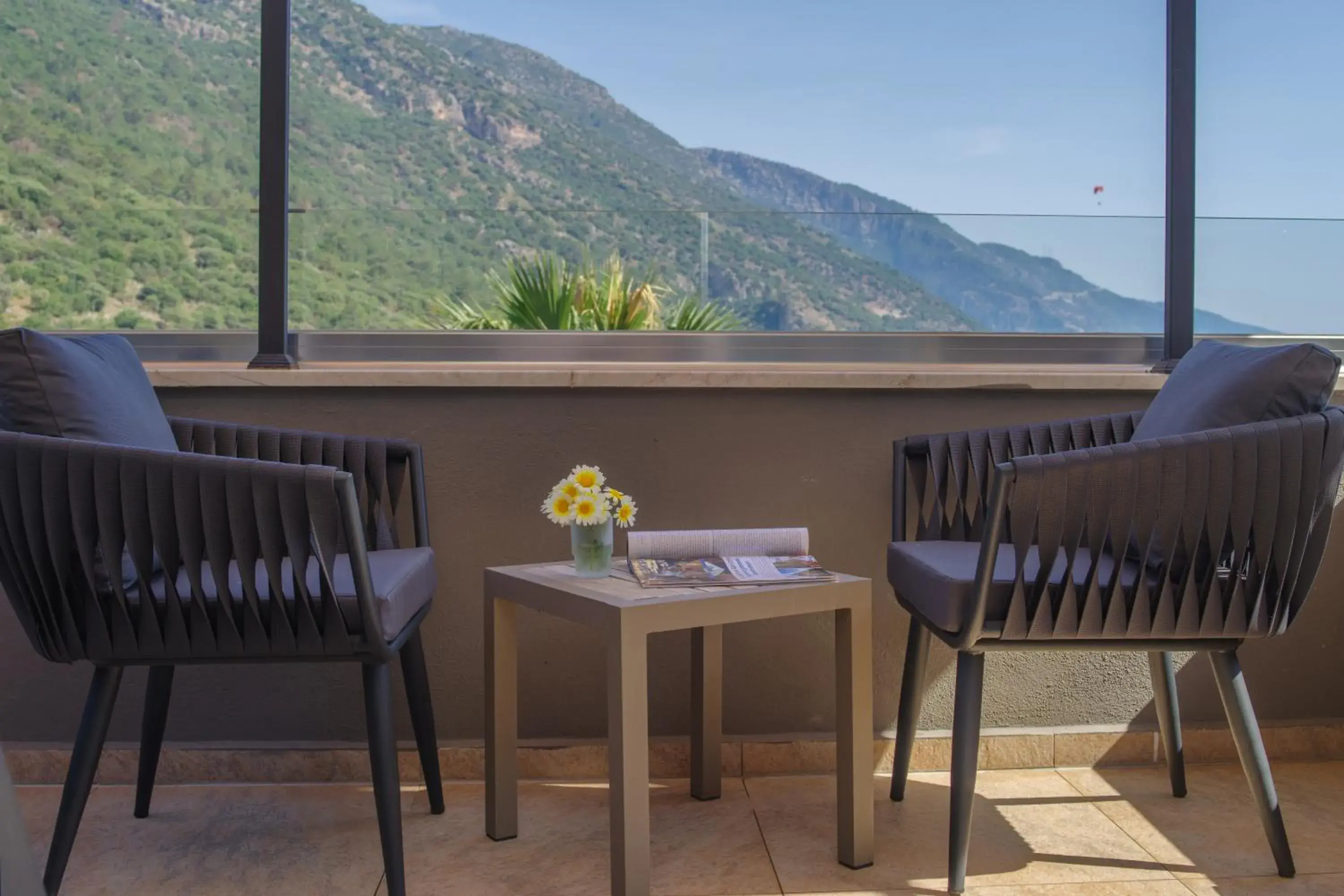 Balcony/Terrace, Mountain View in Morina Deluxe Hotel