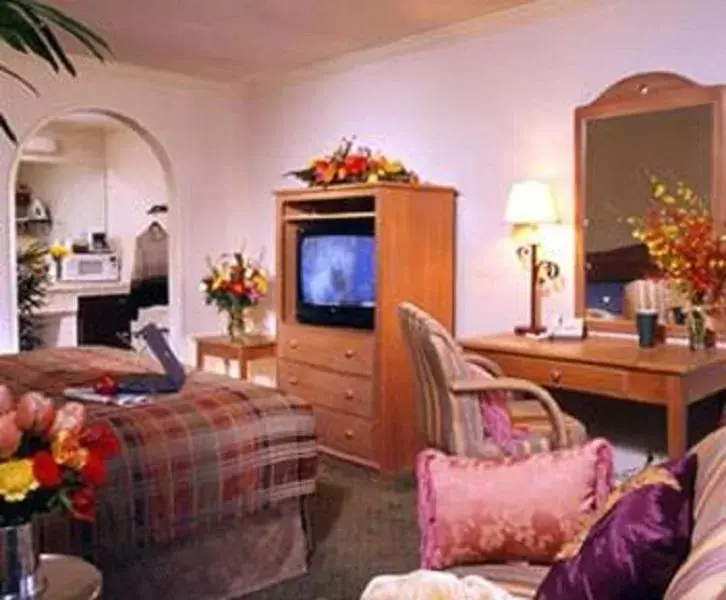 Bed, TV/Entertainment Center in Best Western Inn