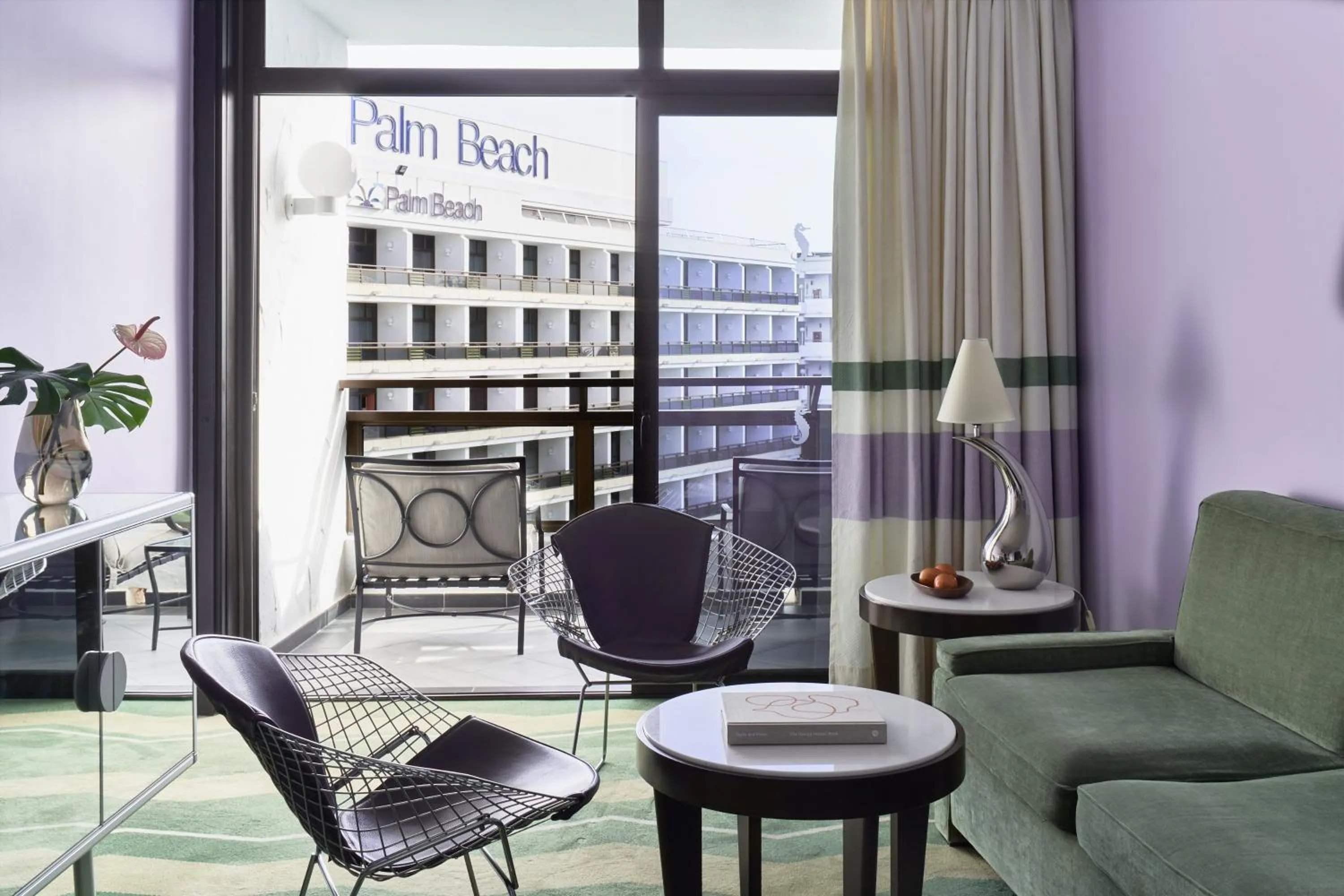 Living room in Seaside Palm Beach