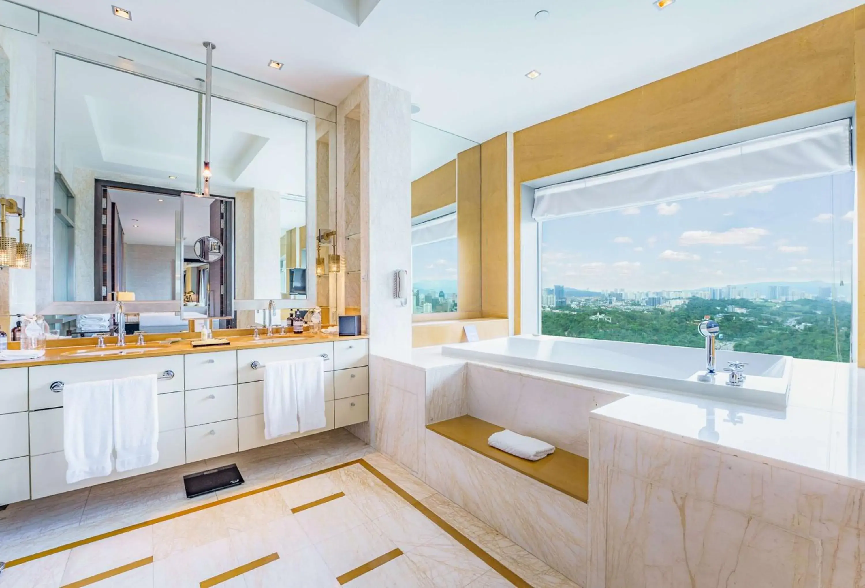 Bathroom in Hilton Kuala Lumpur