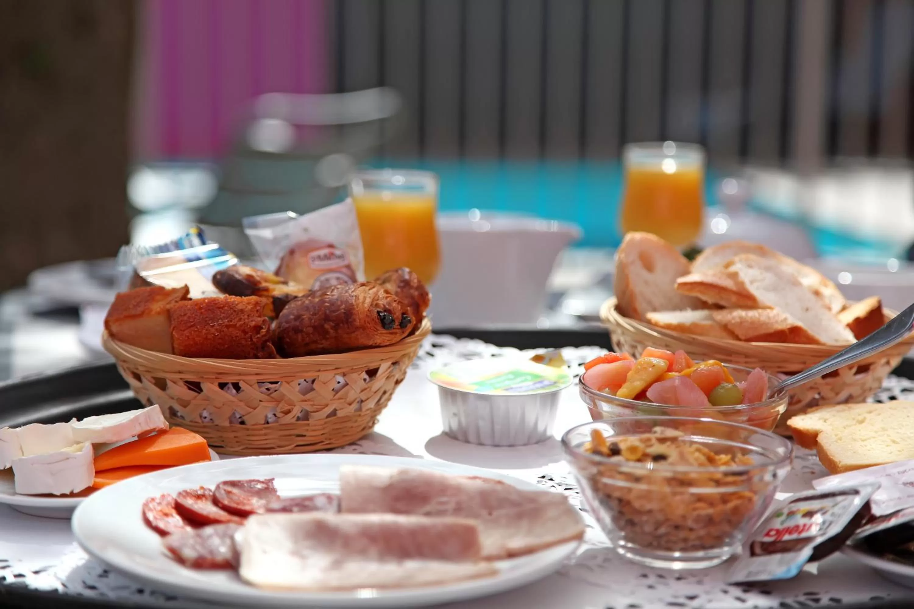 Balcony/Terrace in Logis Hotels Grand Hotel d'Orléans