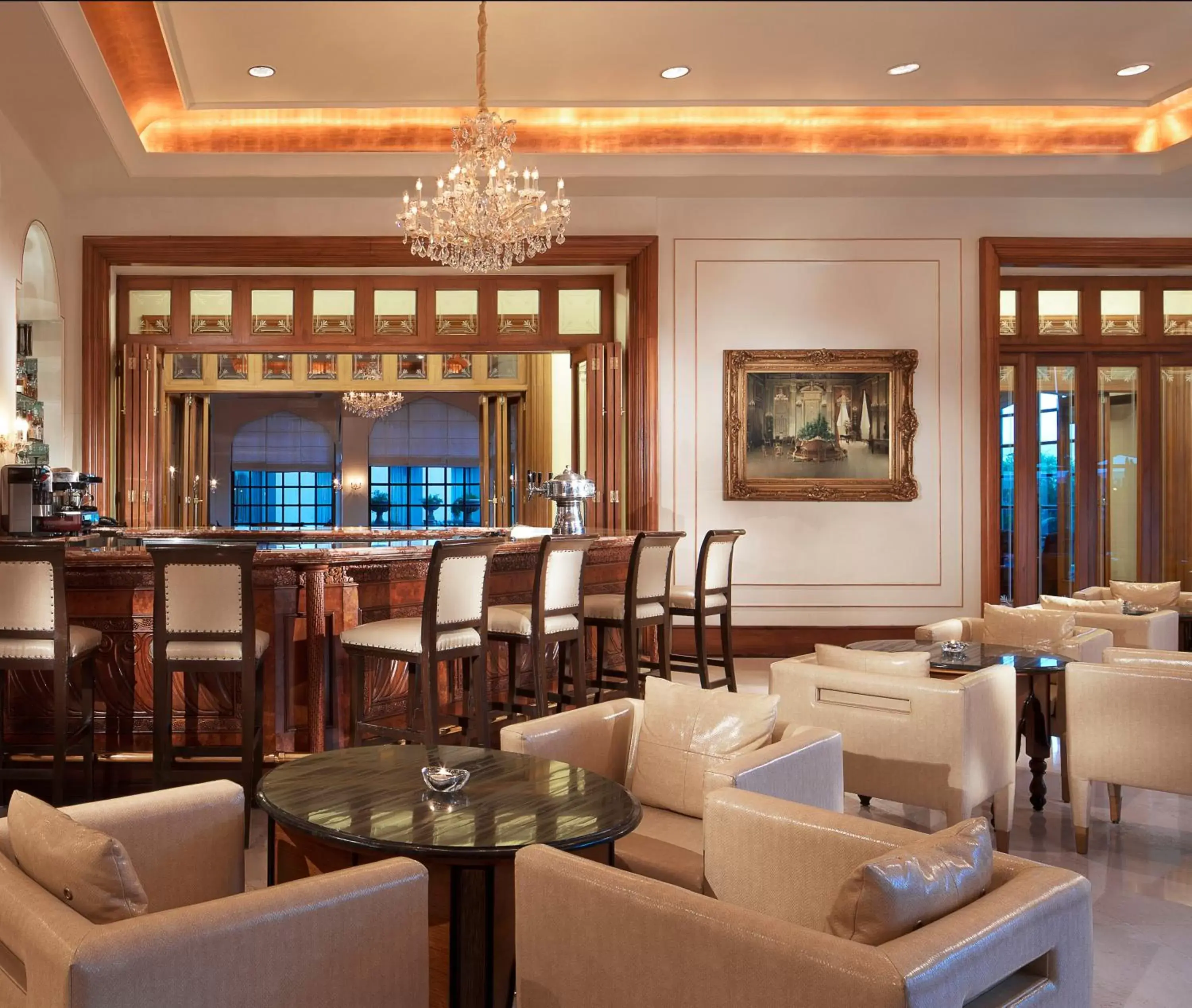 Lounge or bar, Restaurant/Places to Eat in Taj Krishna