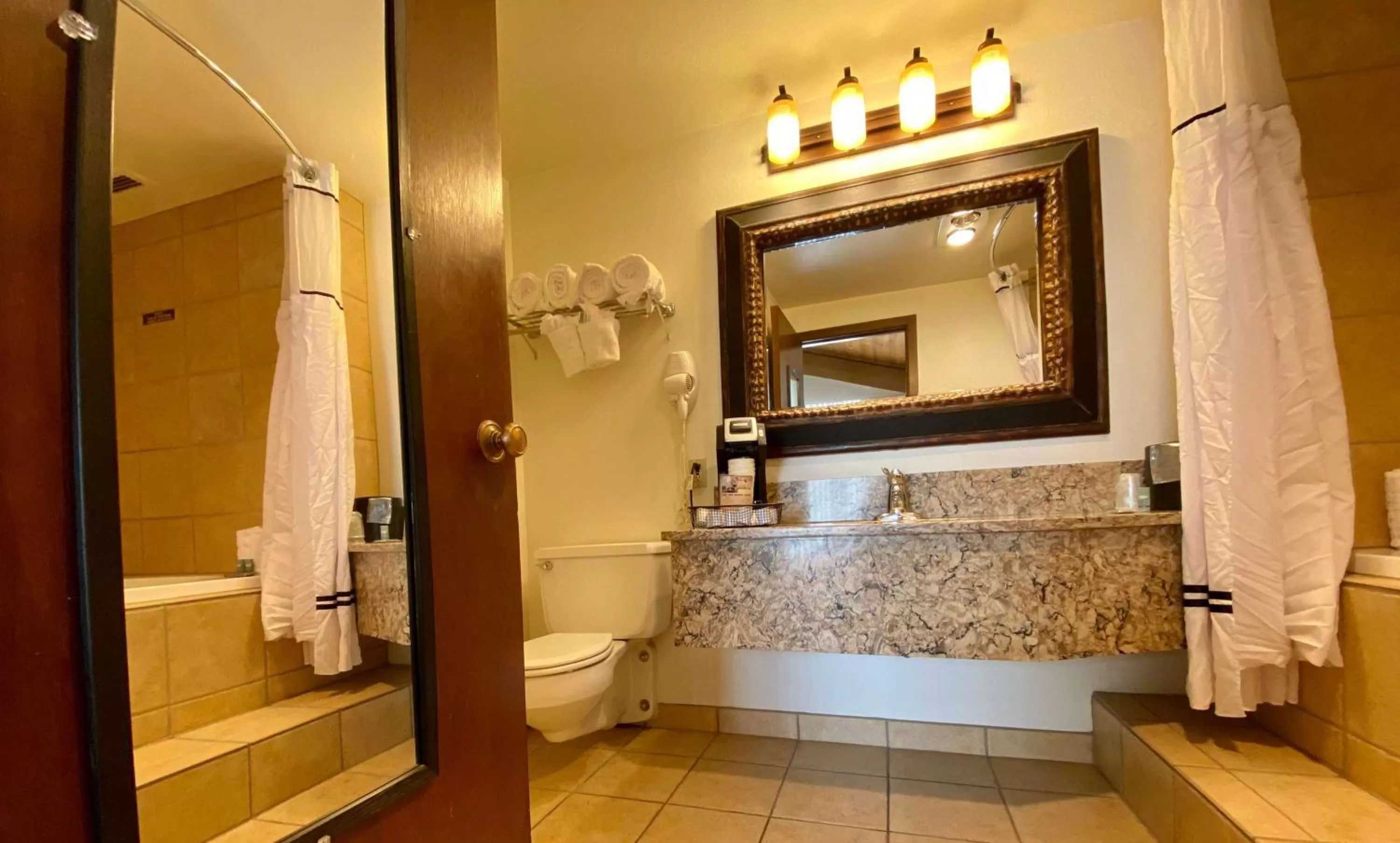 Bathroom in Best Western Sheridan Center