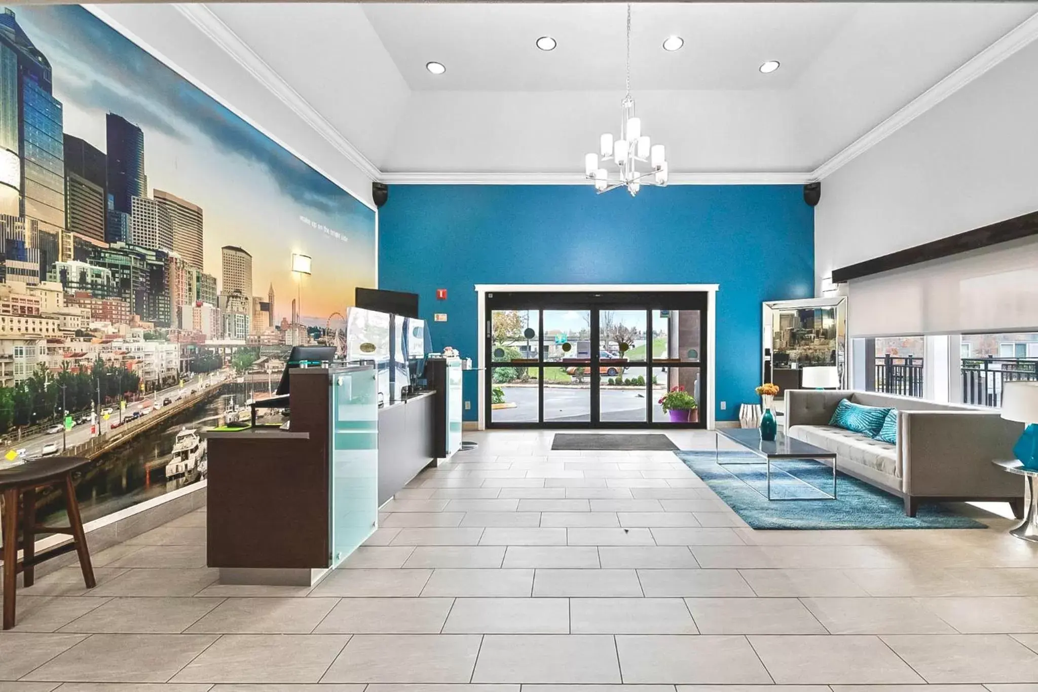 Lobby or reception in La Quinta Inn by Wyndham Everett Lobby or reception in La Quinta Inn by Wyndham Everett
