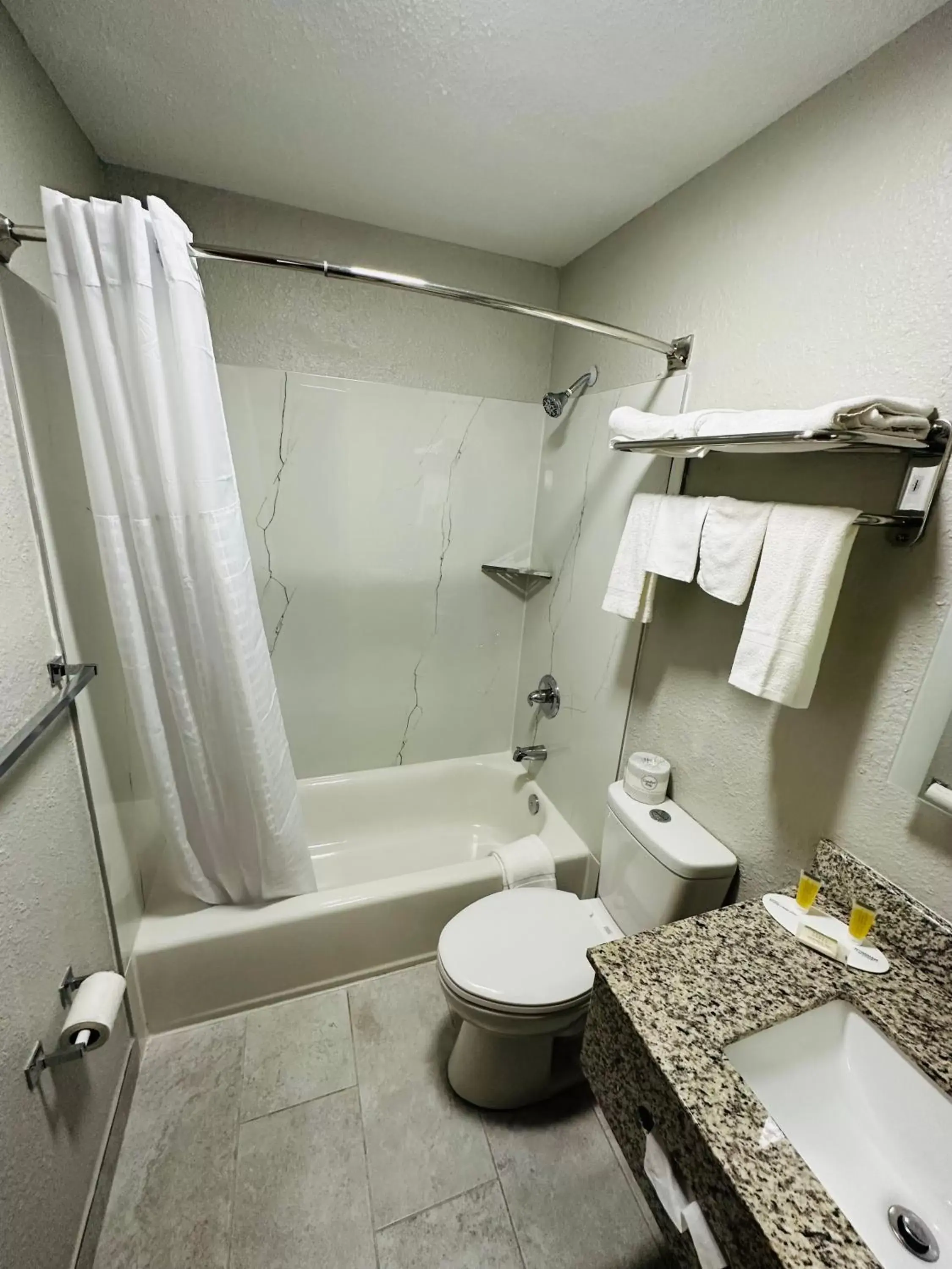 Bathroom in Super 8 by Wyndham Elizabethtown