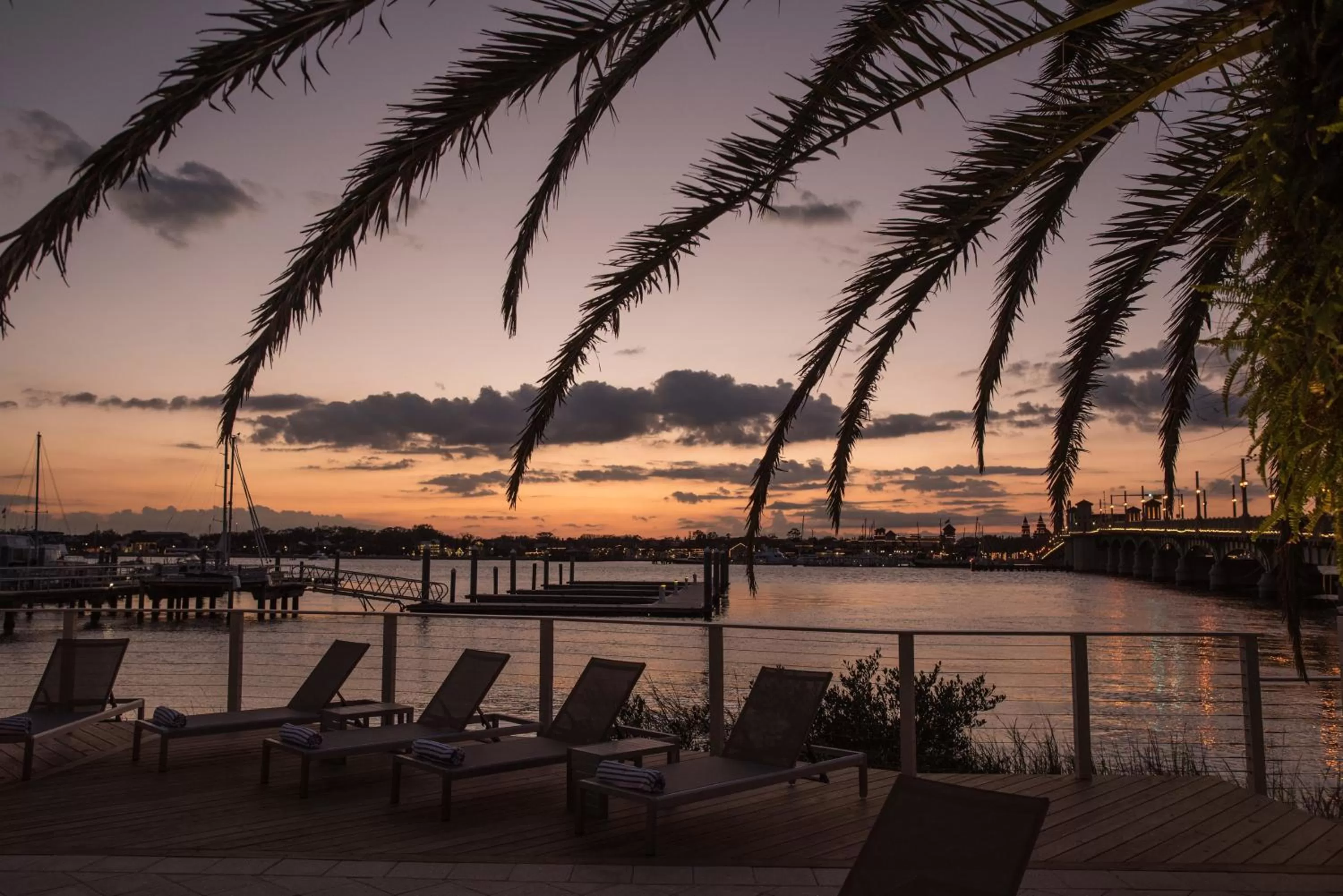 Patio in Marker 8 Hotel and Marina