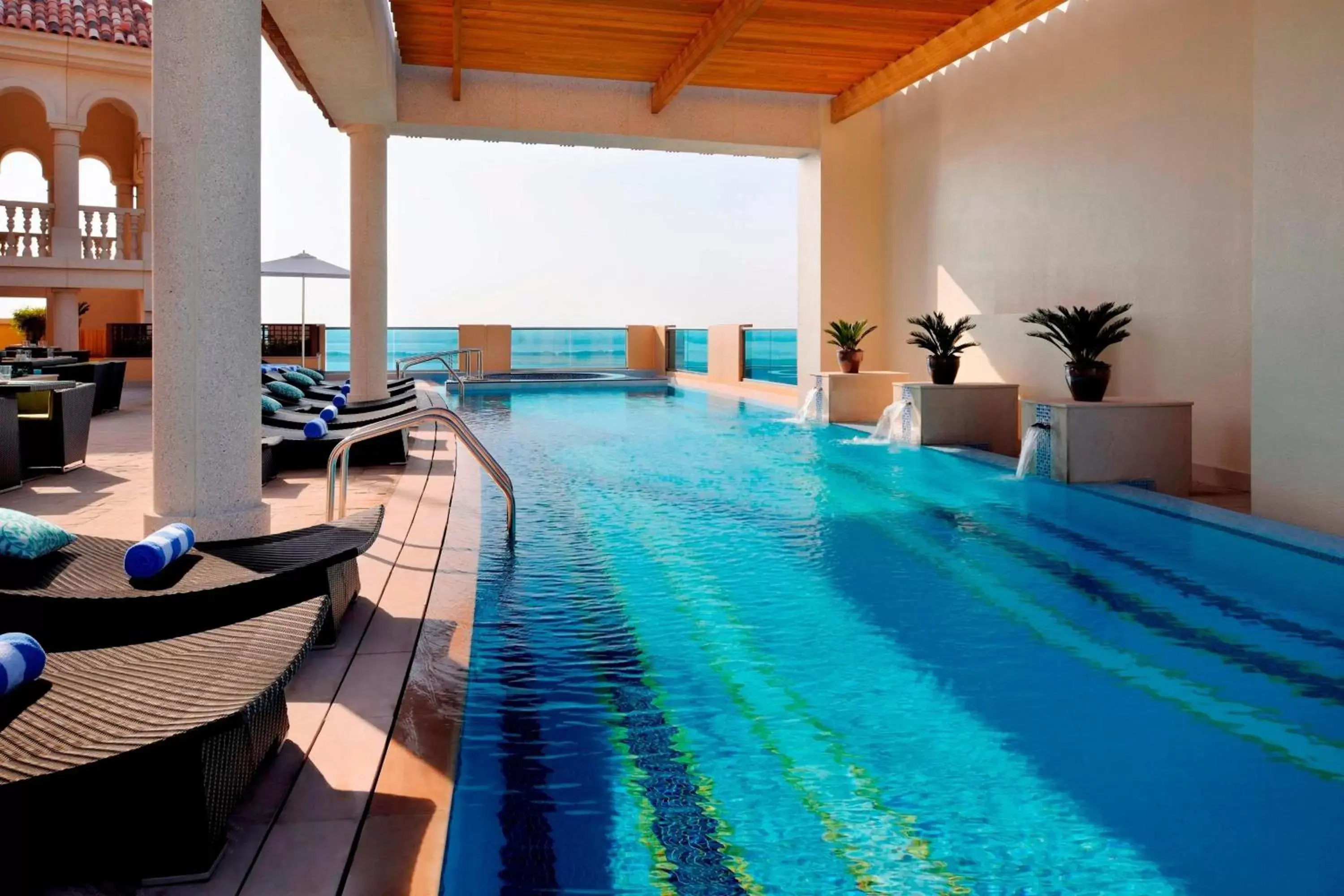 Swimming Pool in Marriott Hotel, Al Jaddaf, Dubai