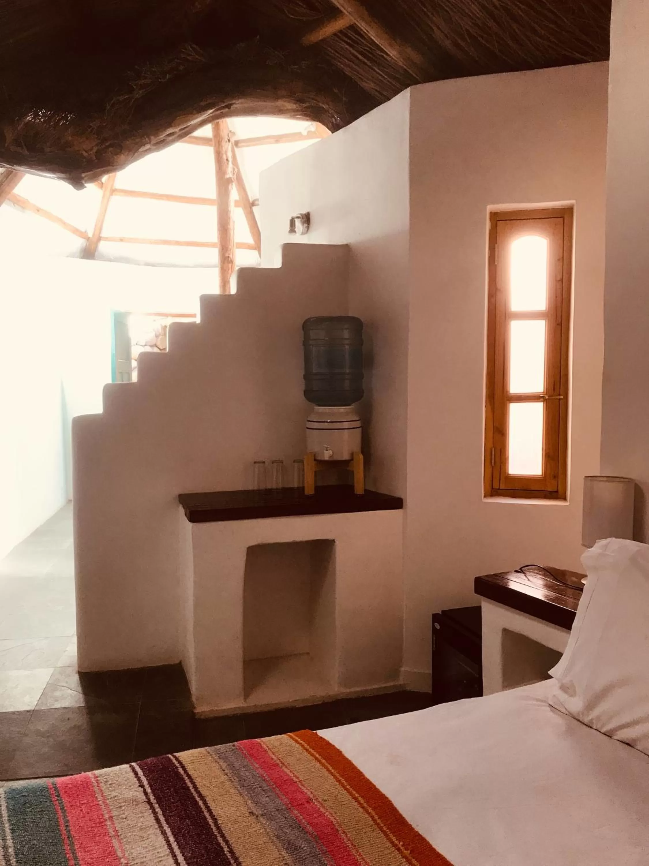 Decorative detail, Bed in Hotel La Aldea