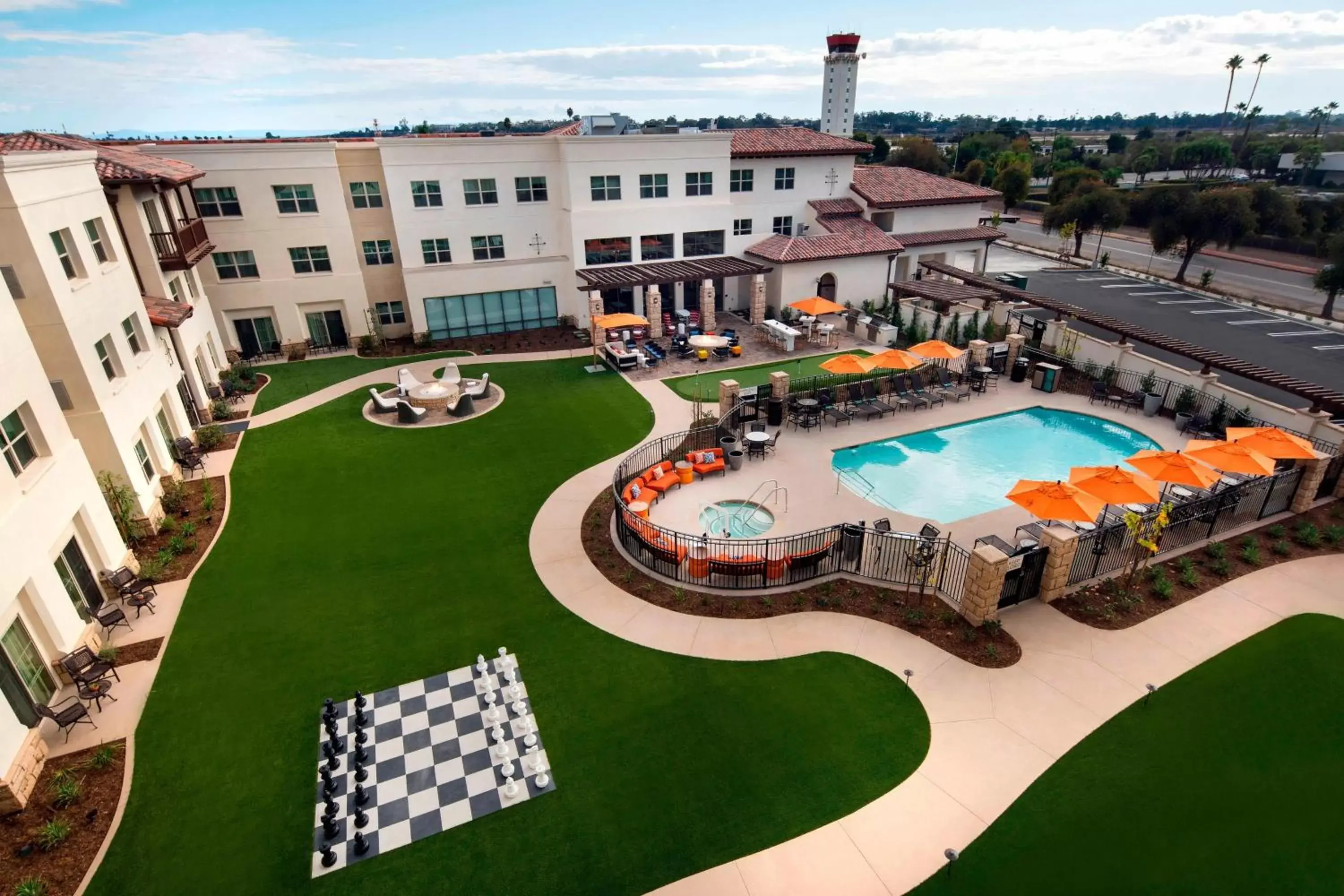 Property building, Pool View in Residence Inn by Marriott Santa Barbara Goleta