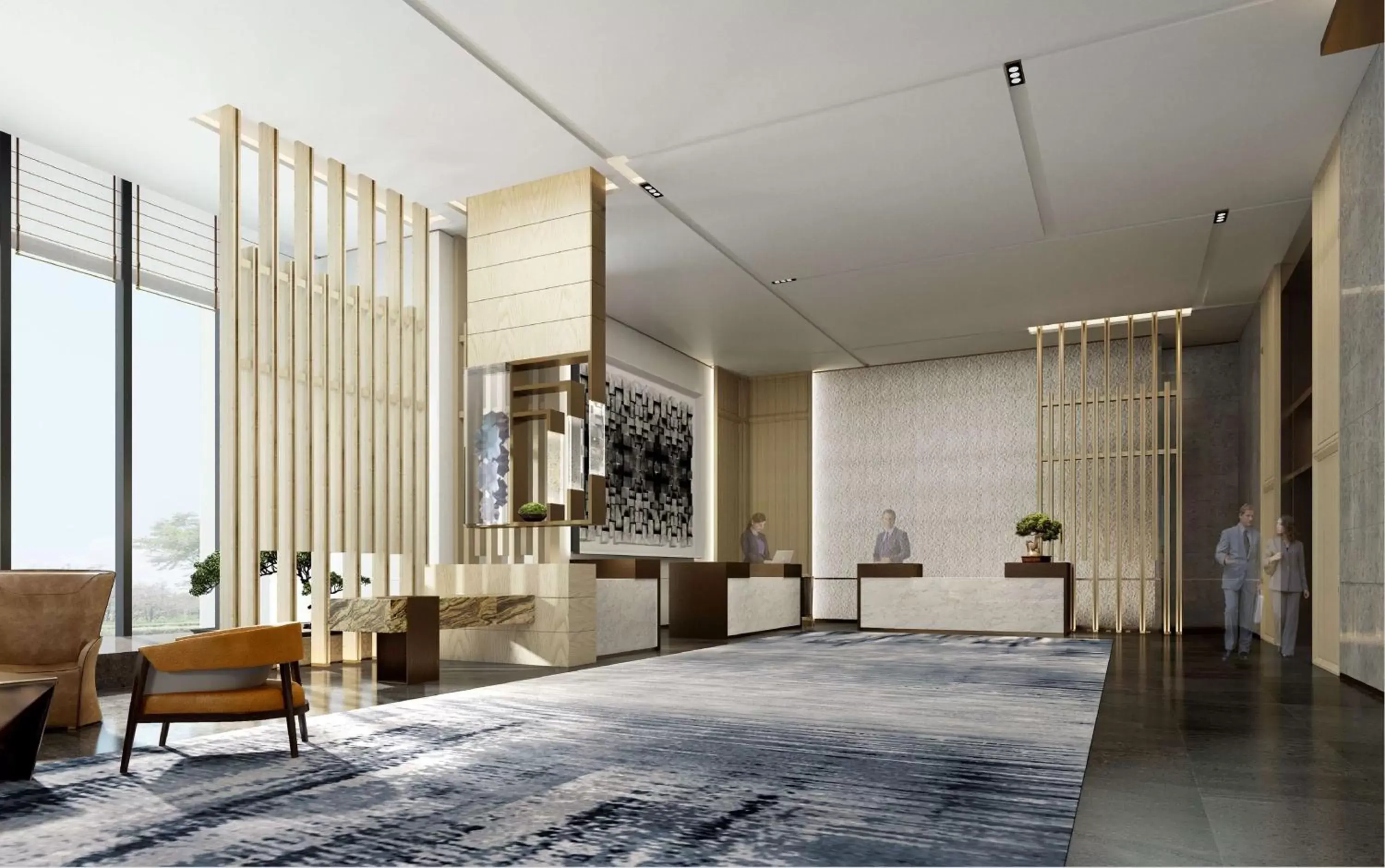 Lobby or reception in Hilton Taipei Sinban