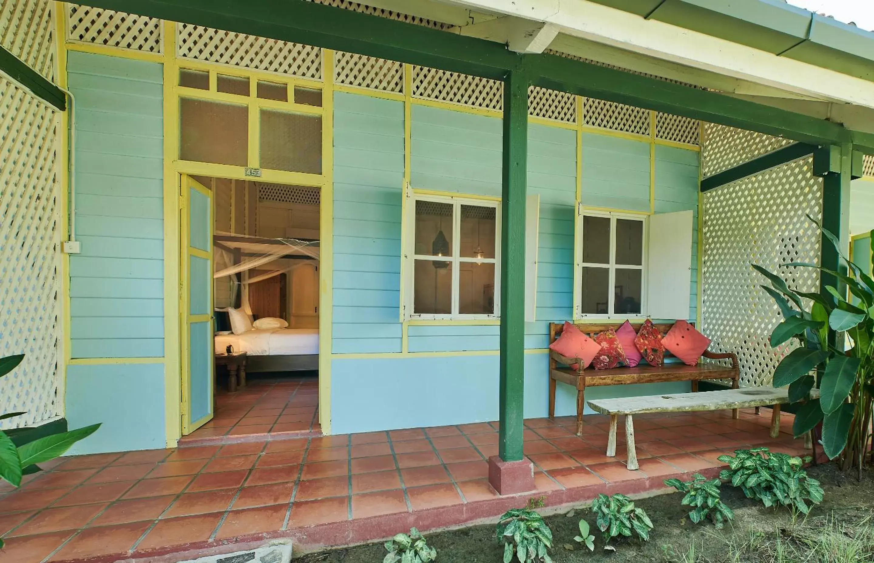 Facade/entrance in Temple Tree Resort