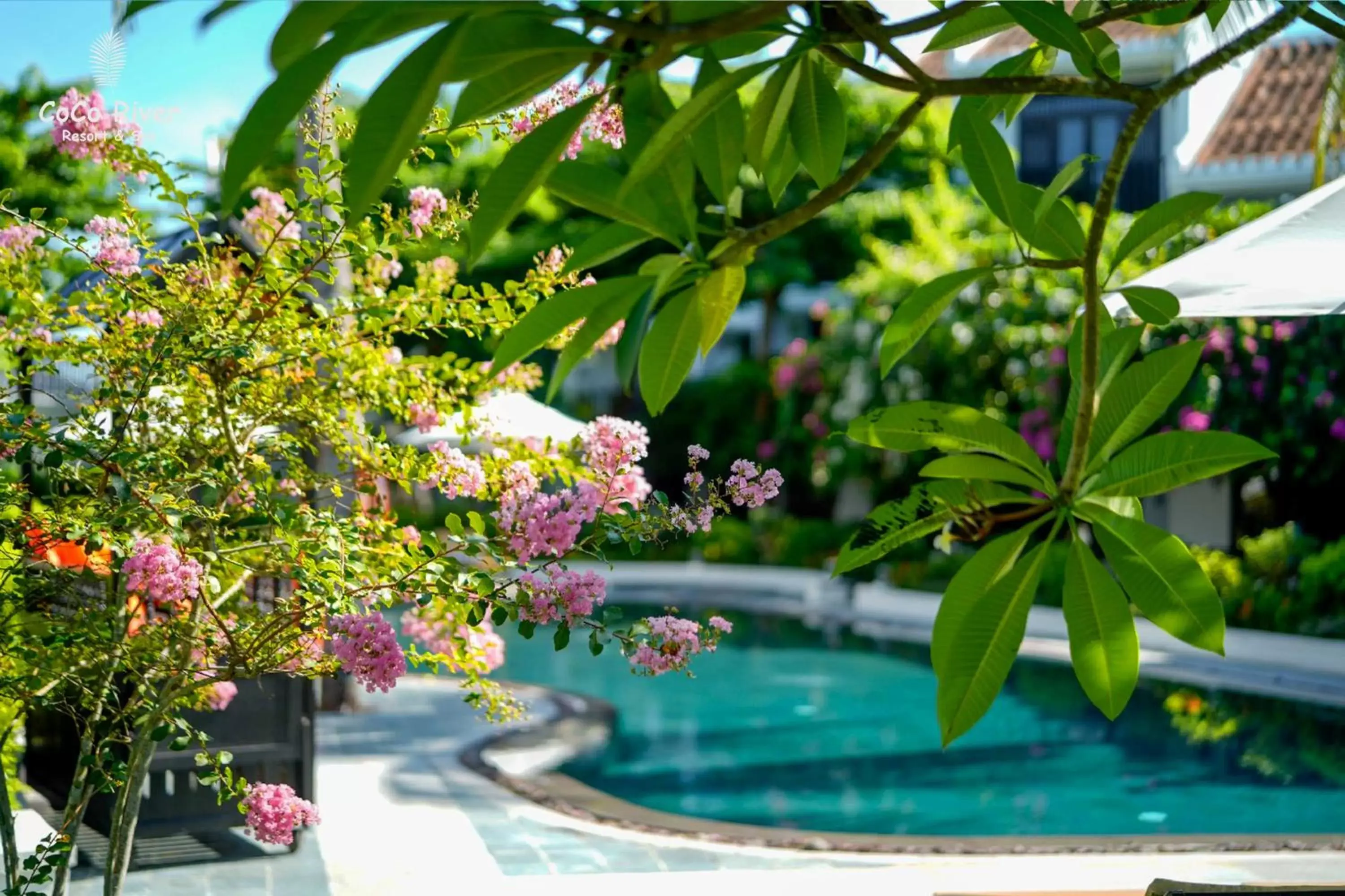 Garden, Swimming Pool in Hoi An Coco River Resort & Spa