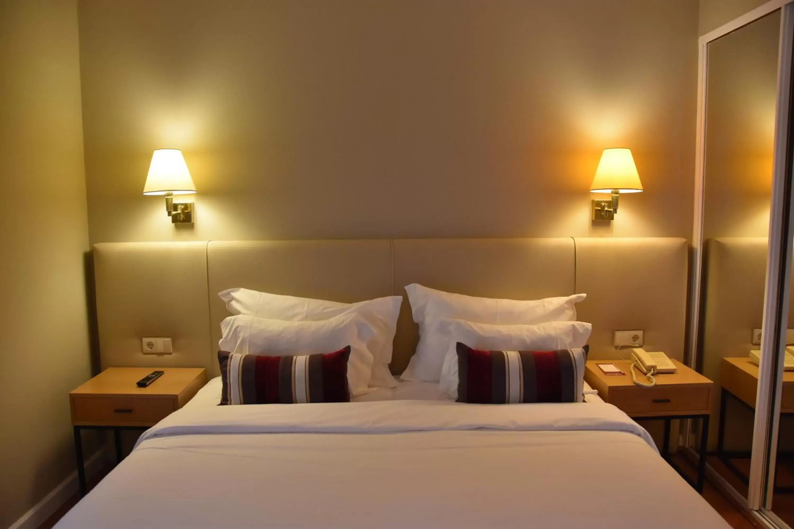 Decorative detail, Bed in Hotel Suave Mar Decorative detail, Bed in Hotel Suave Mar