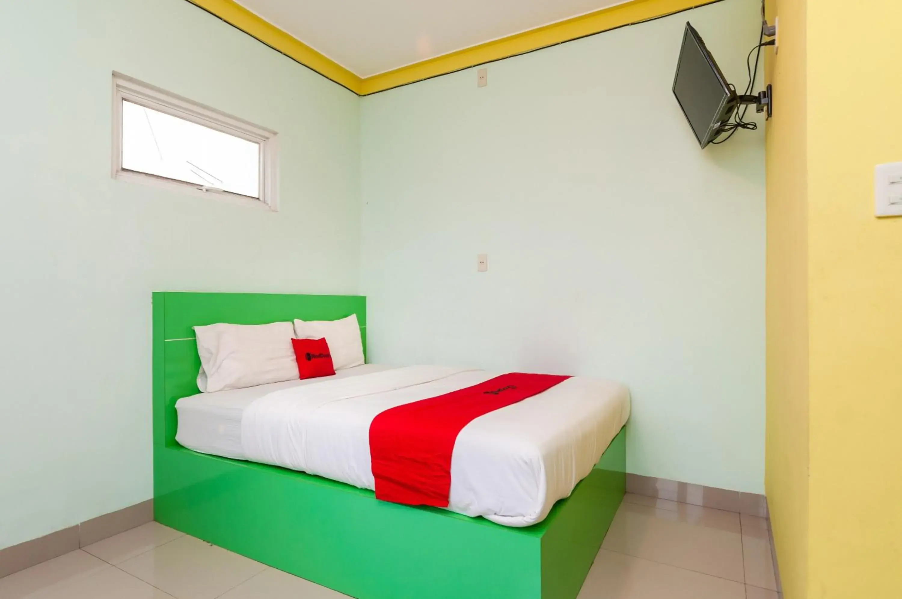 Bed in OYO 1763 Dinda Residence Syariah