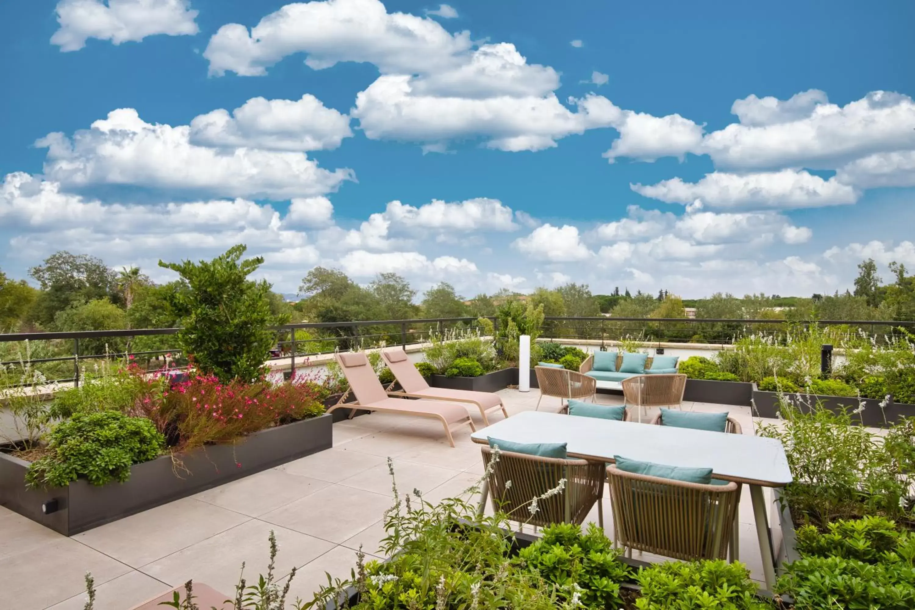 Patio, Pool View in Ilot du Golf BW Premier Collection