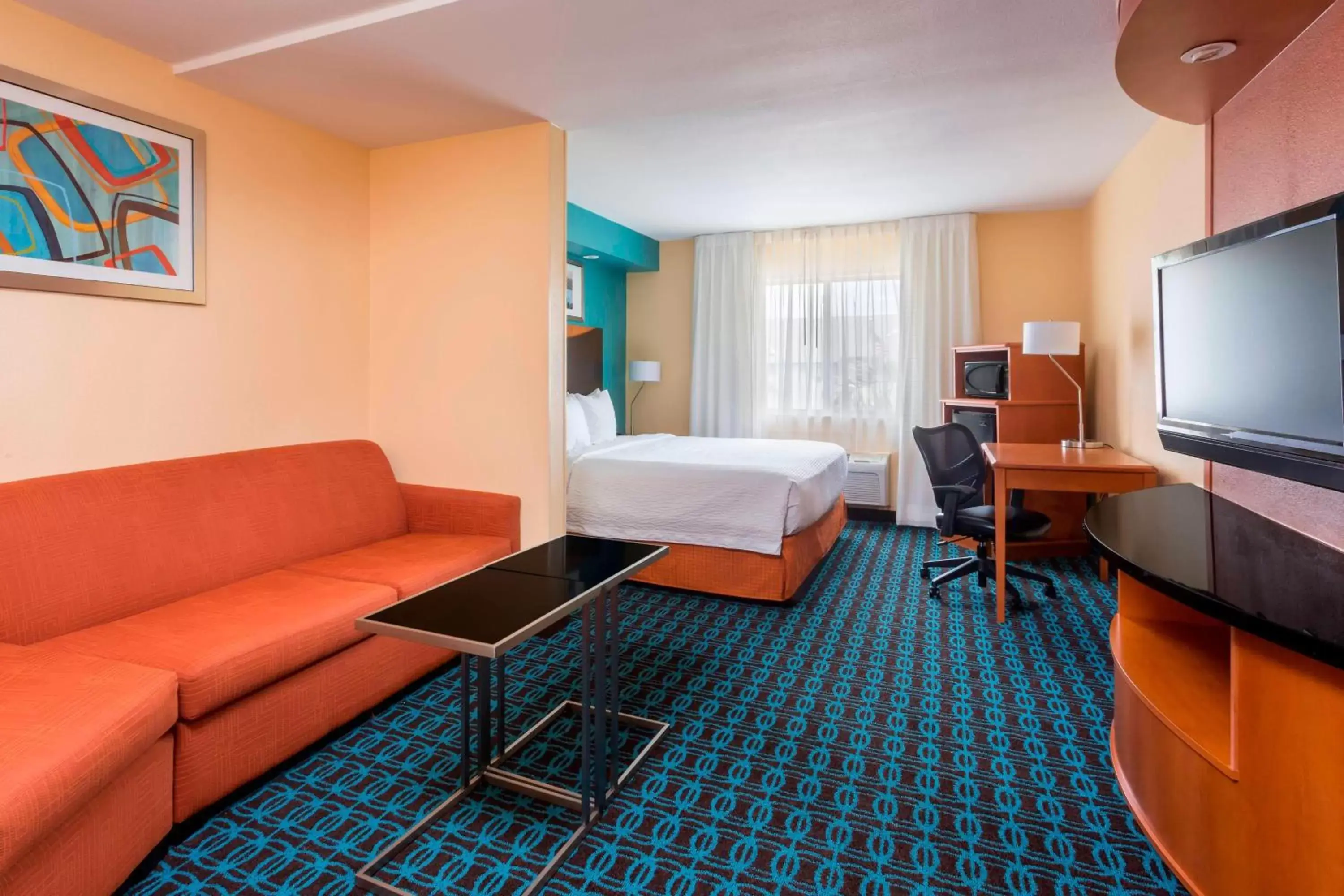 Photo of the whole room, TV/Entertainment Center in Fairfield Inn & Suites Corpus Christi