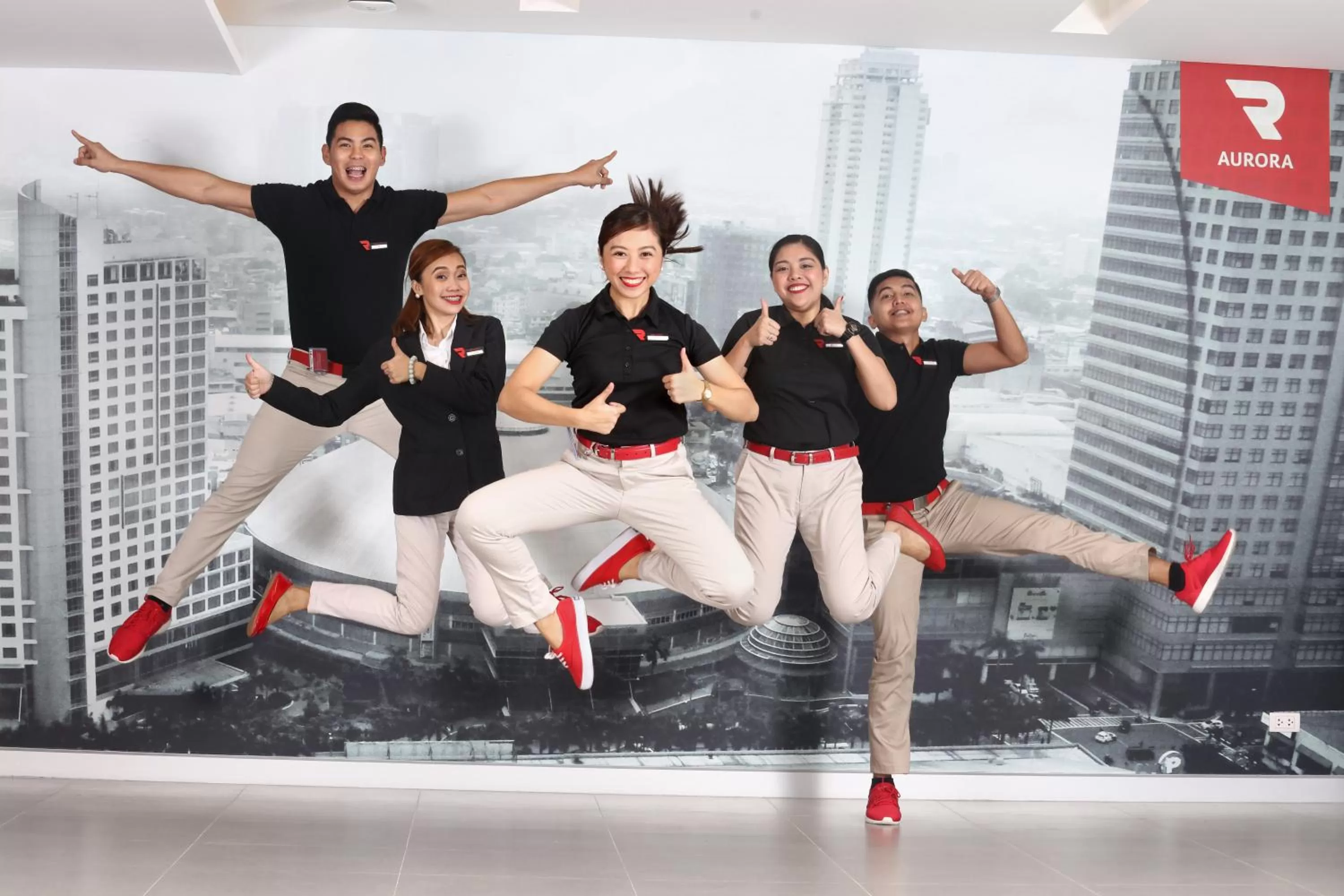 Staff in Red Planet Cubao Aurora Boulevard