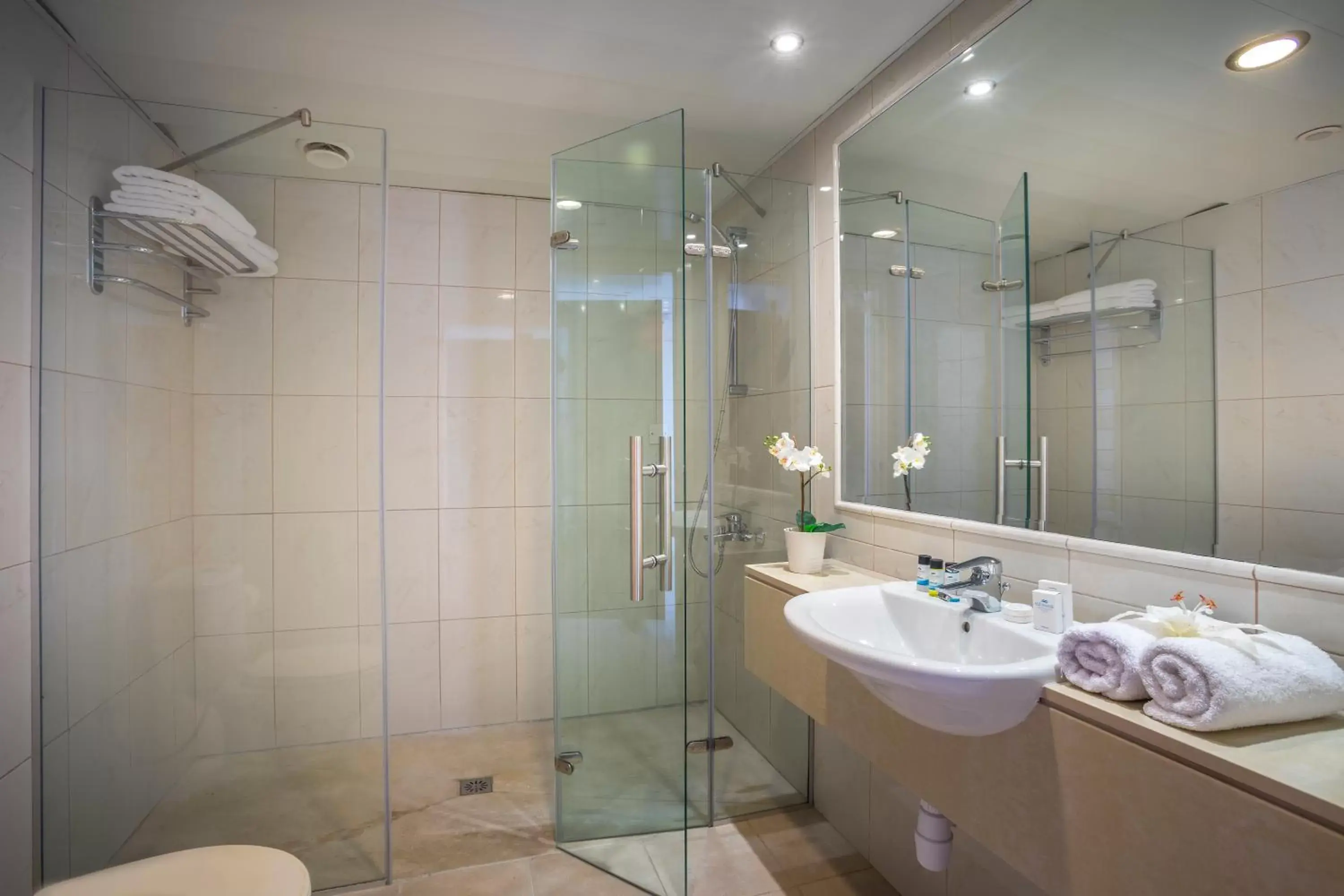 Bathroom in Aquamare Beach Hotel & Spa