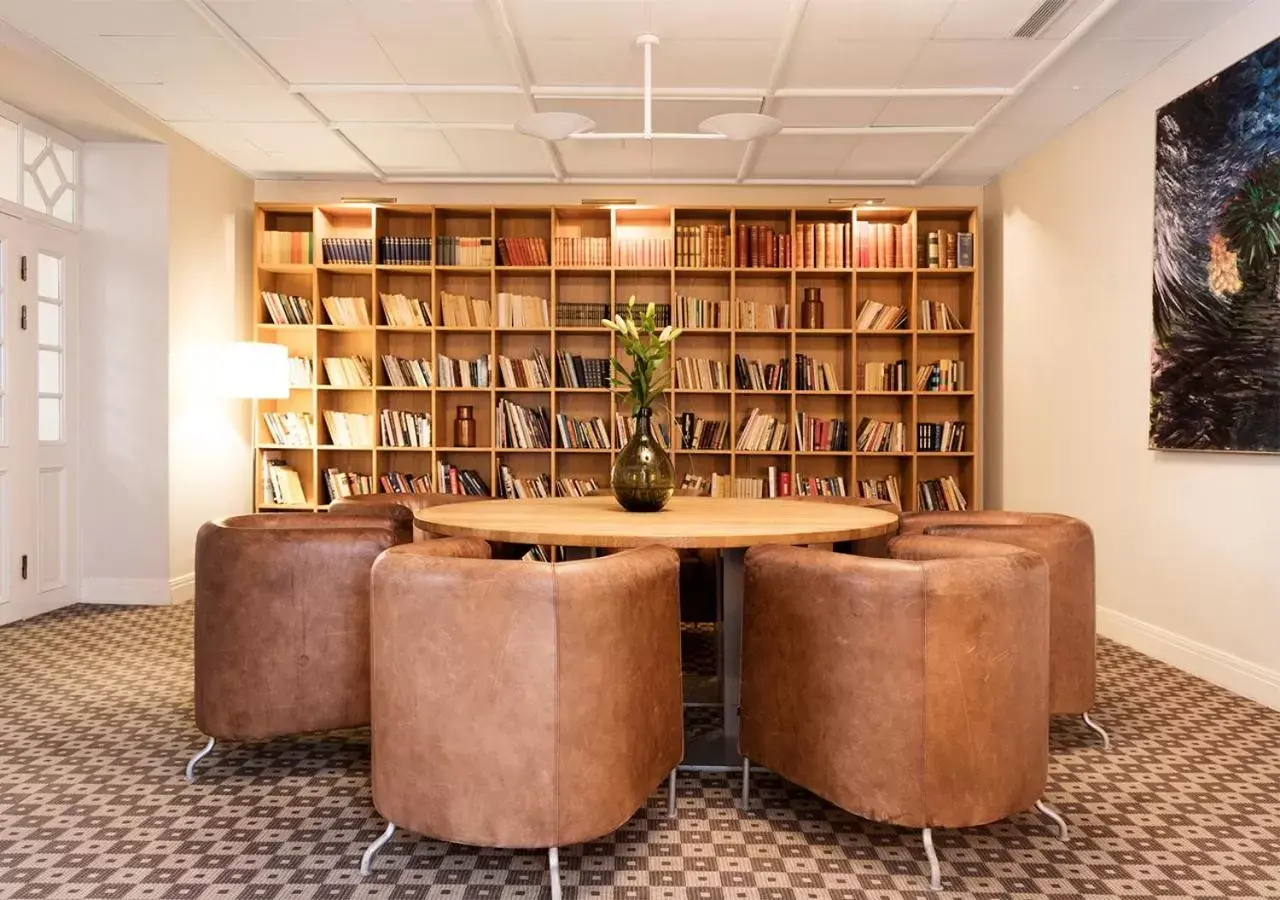 Seating area, Library in ProfilHotels Riddargatan