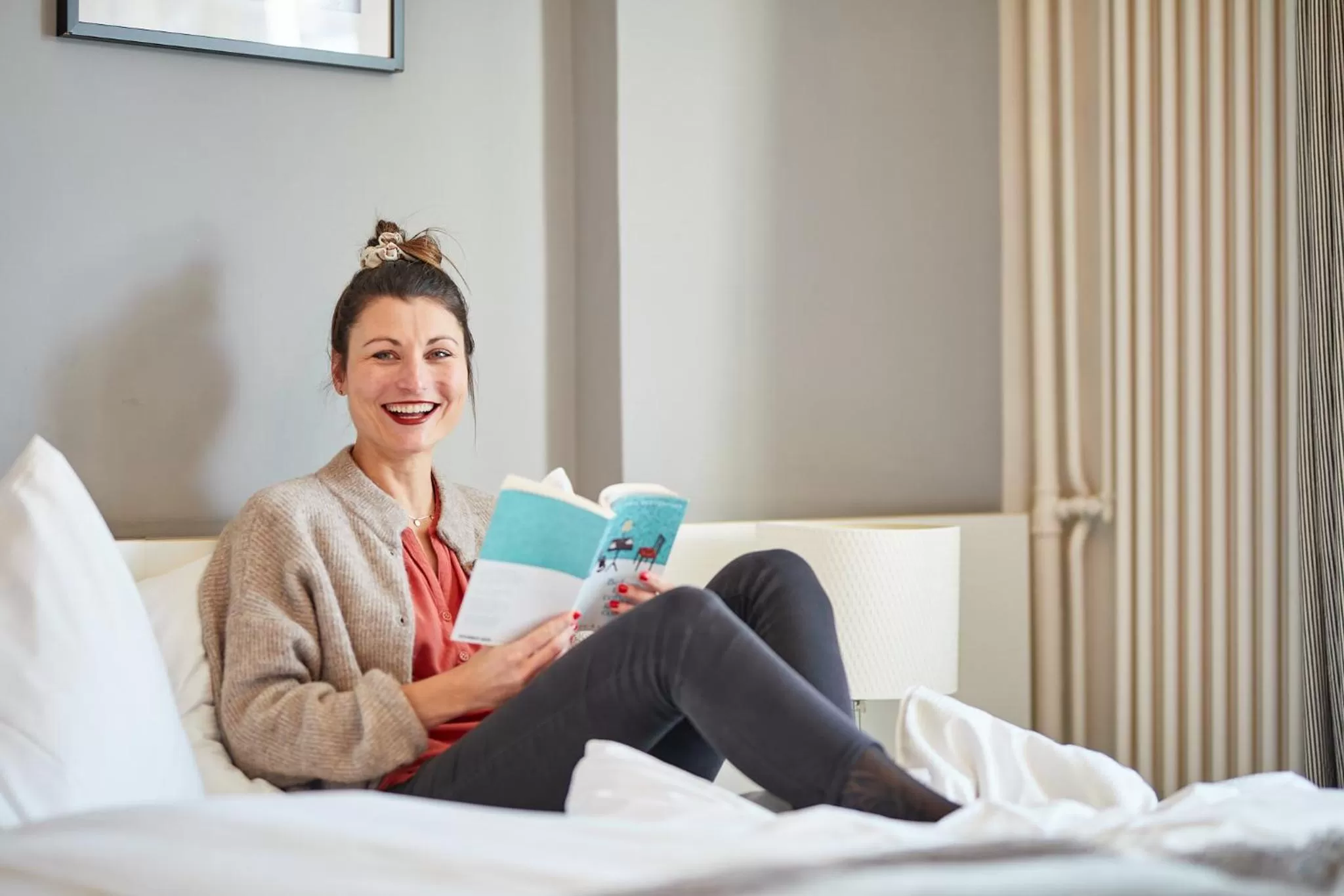 Bedroom, Bed in Kurhaus Lenzerheide