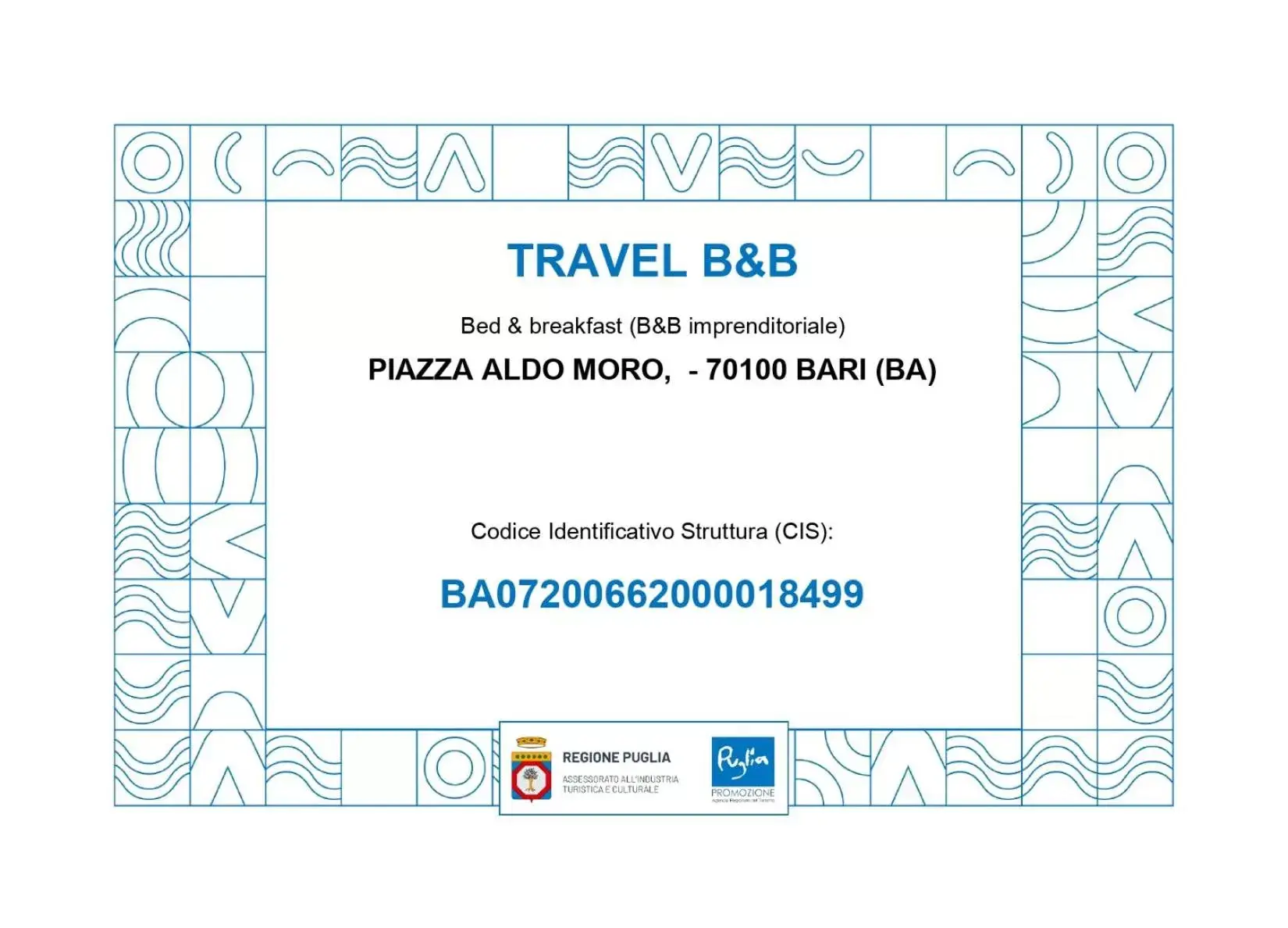 Logo/Certificate/Sign, Floor Plan in Travel B&B