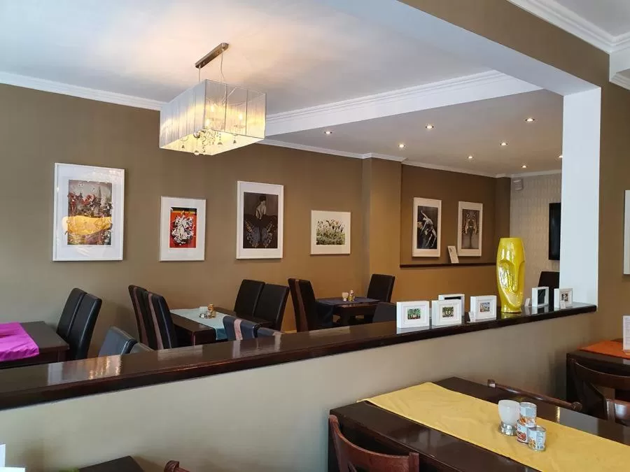 Seating area in artHOTEL Bremen