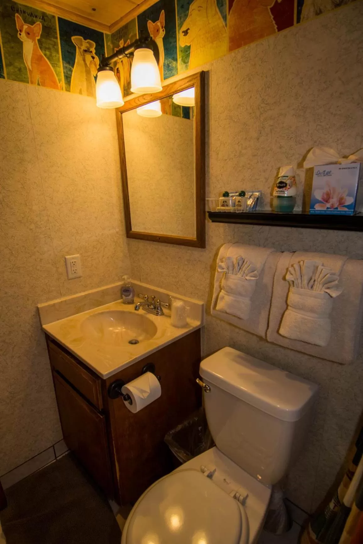 Bathroom in Hillcrest Suites & Cabins