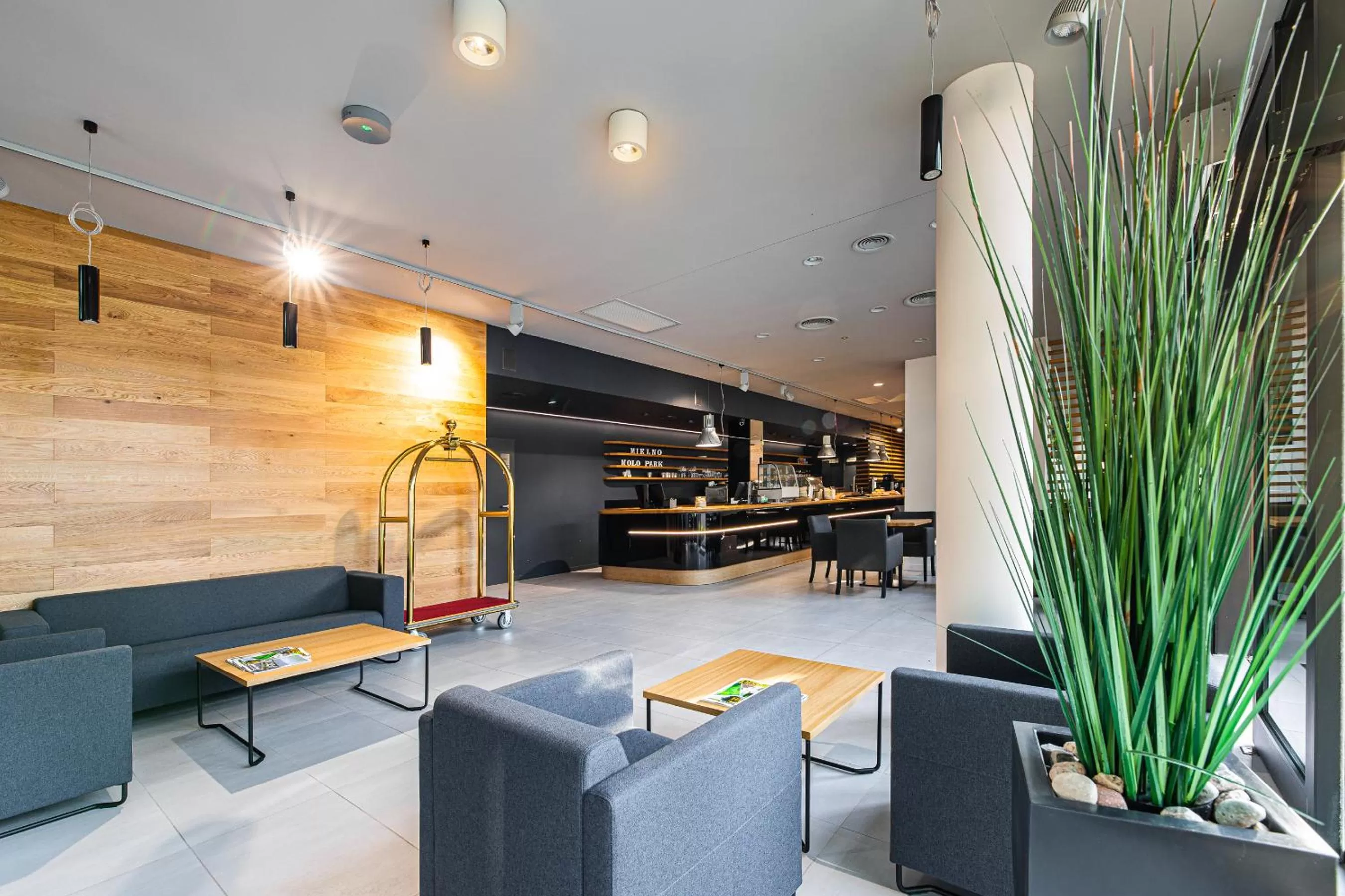 Lobby or reception in Molo Park Aparthotel