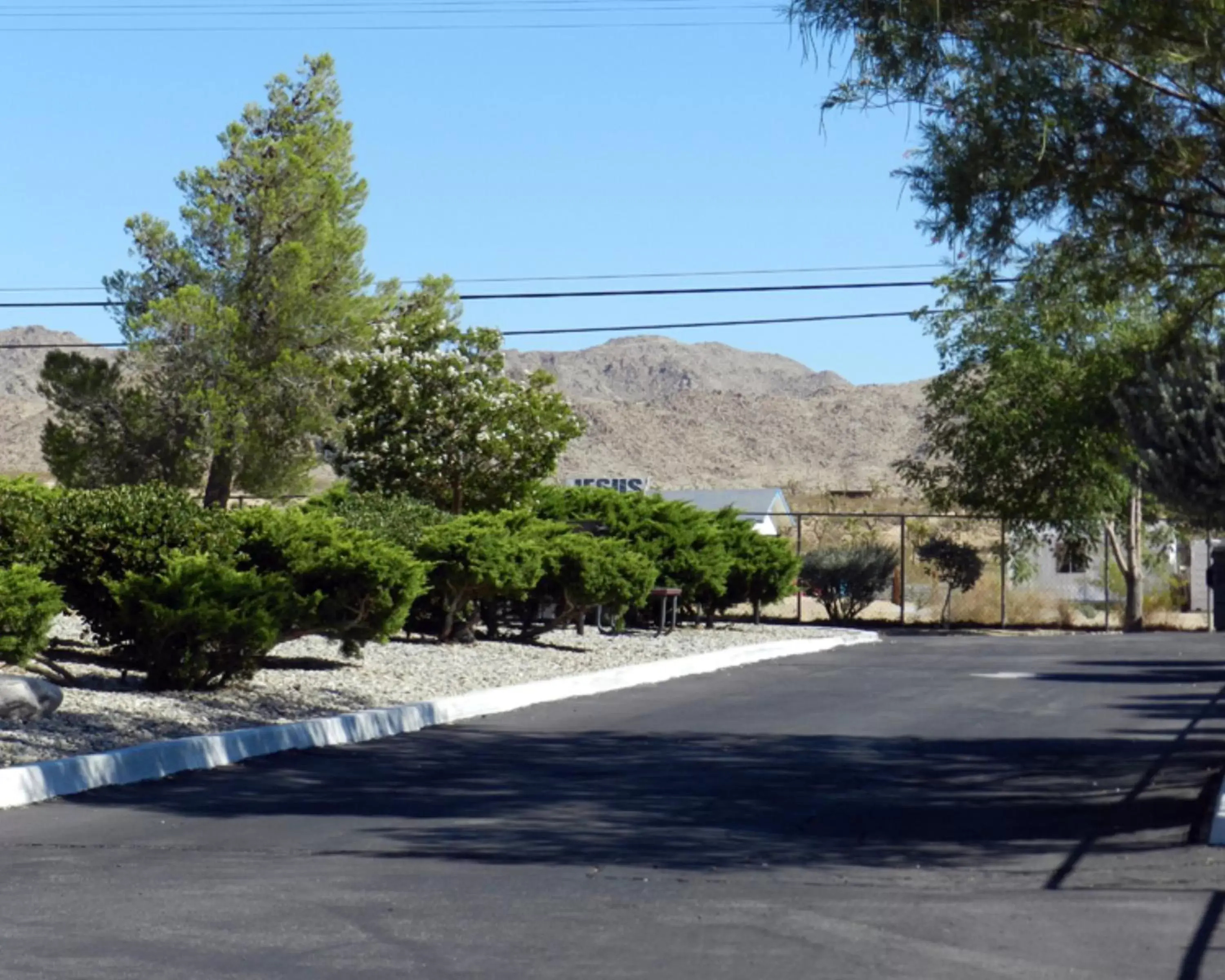 Facade/entrance in High Desert Motel Joshua Tree National Park