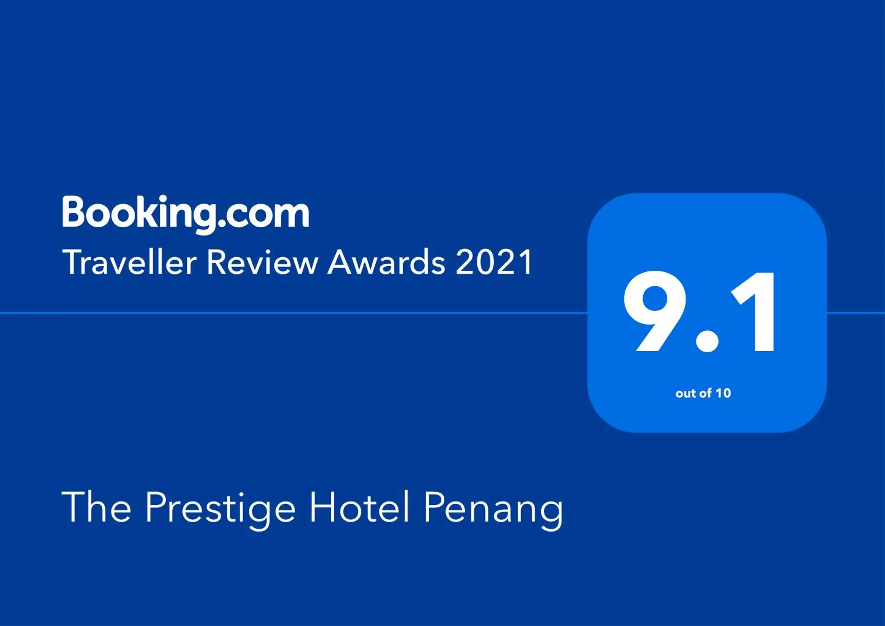 Certificate/Award, Logo/Certificate/Sign/Award in The Prestige Hotel Penang