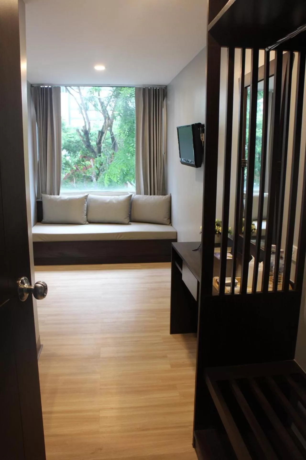 Bed in YWCA Hotel Bangkok