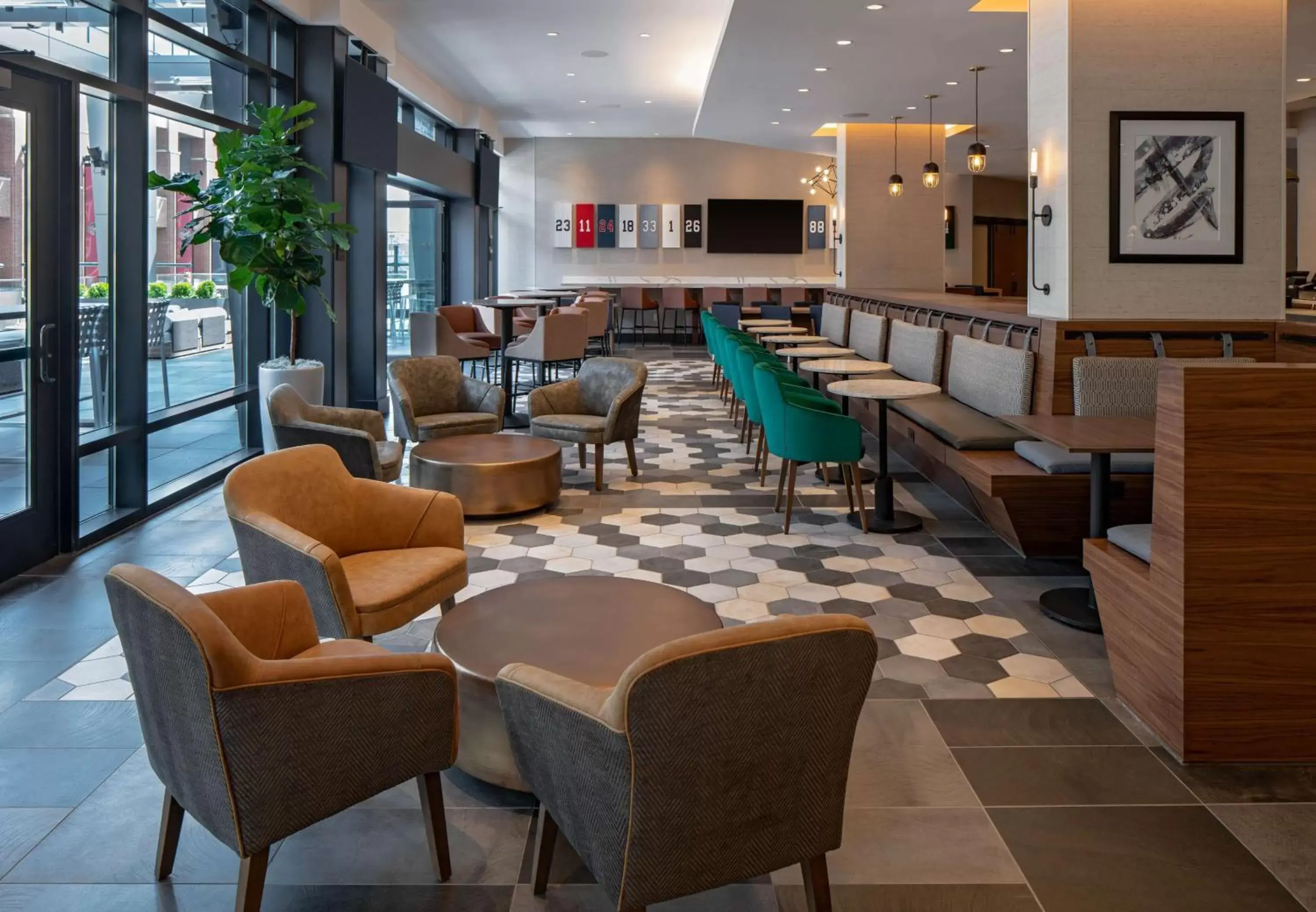 Lounge or bar, Lounge/Bar in Hyatt House Indianapolis Downtown