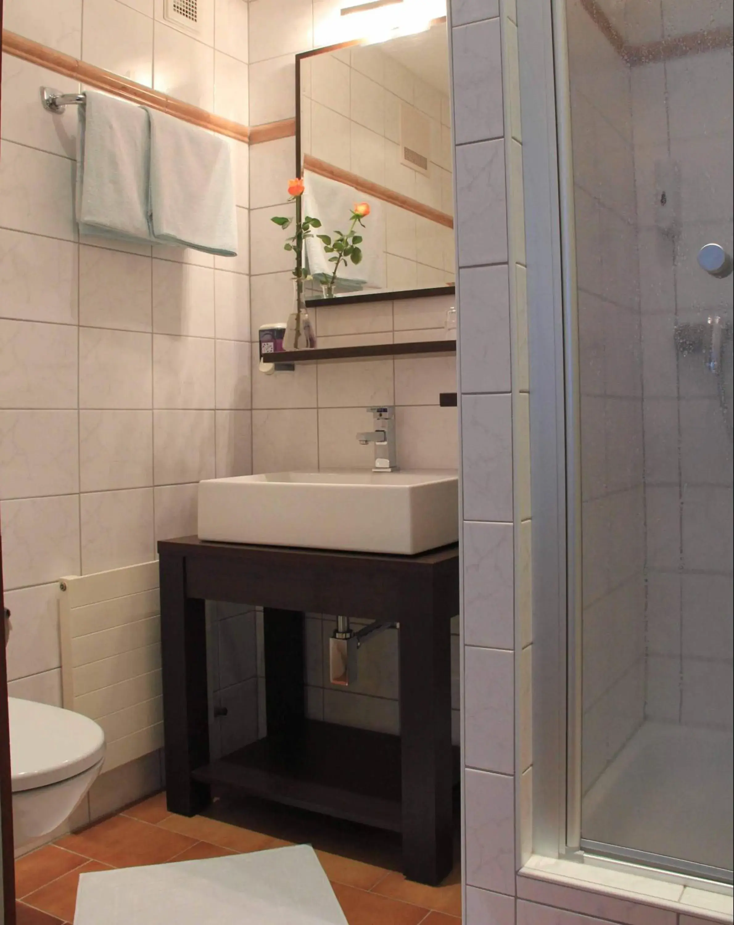 Bathroom in Hotel Apartment Auwirt