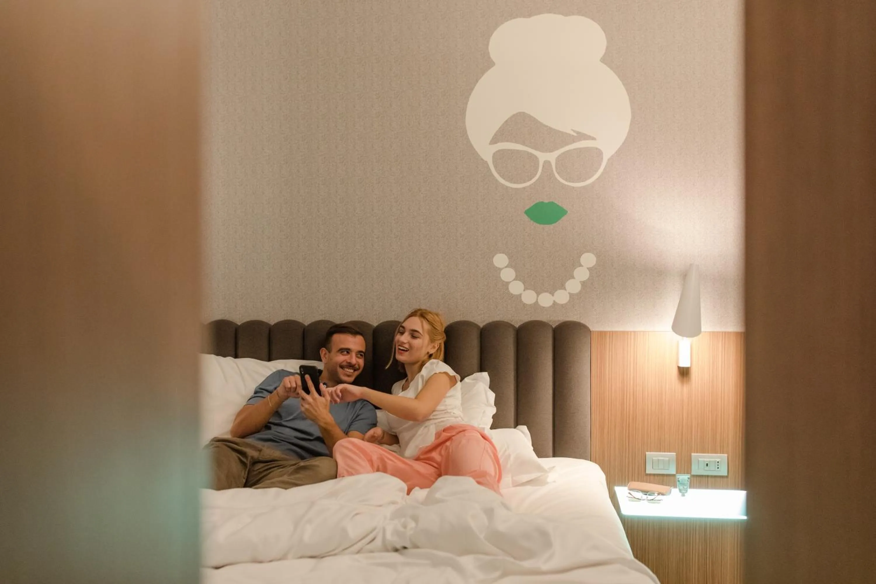 Bed in G Hotel Pescara