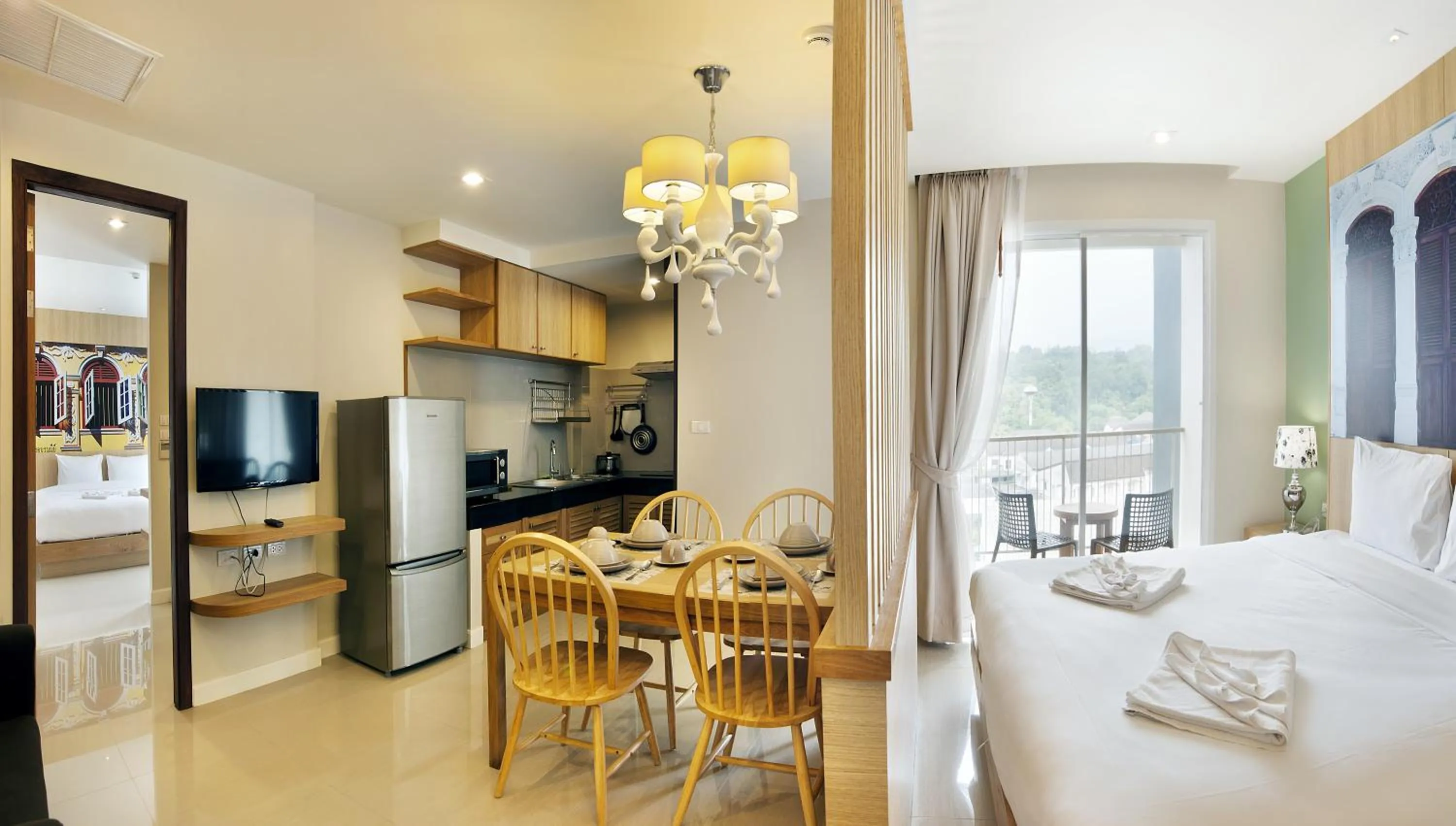 Seating area, Bed in Ratana Hotel Rassada, PHUKET TOWN- SHA Extra Plus