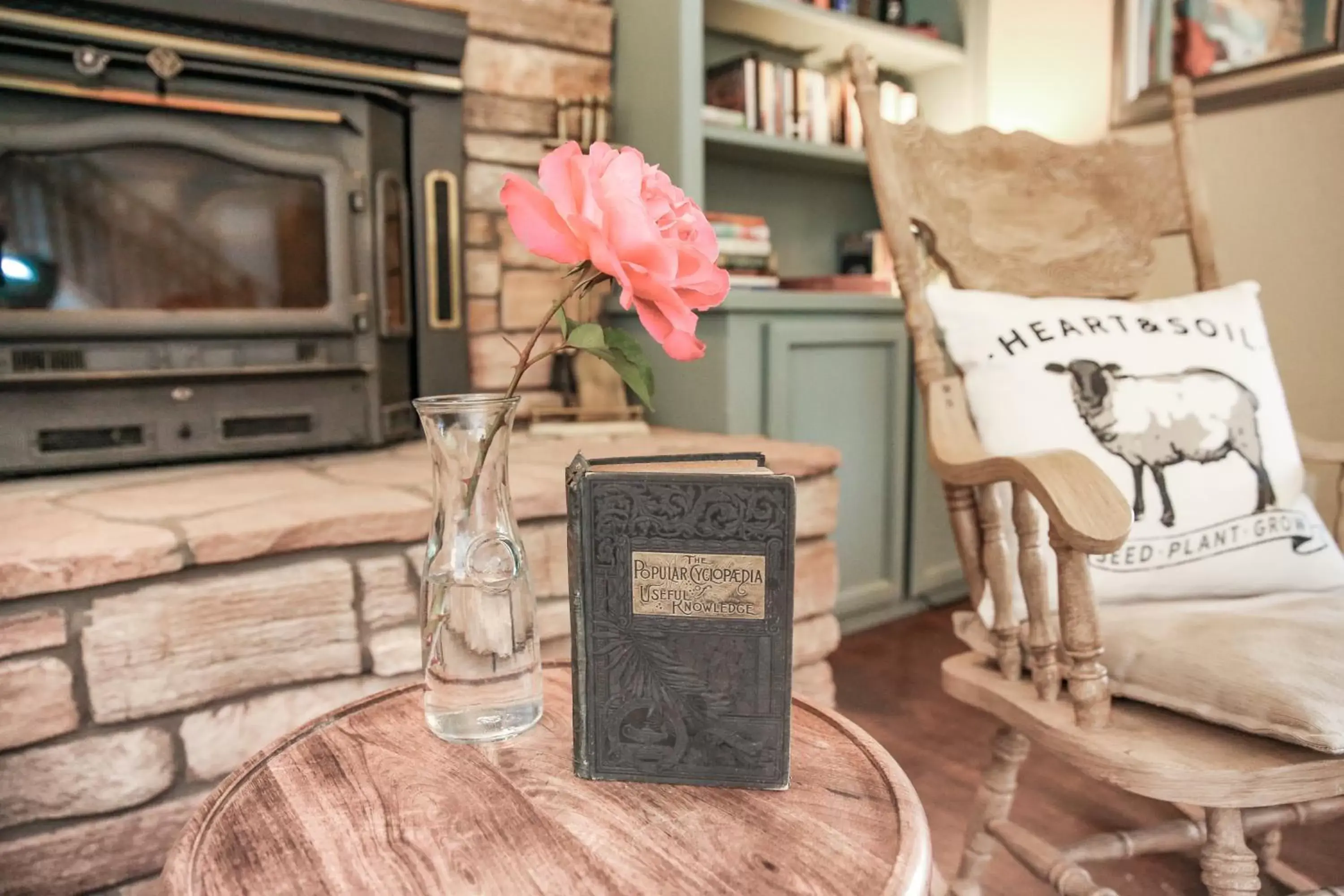 Library in The Eden House Vineyard