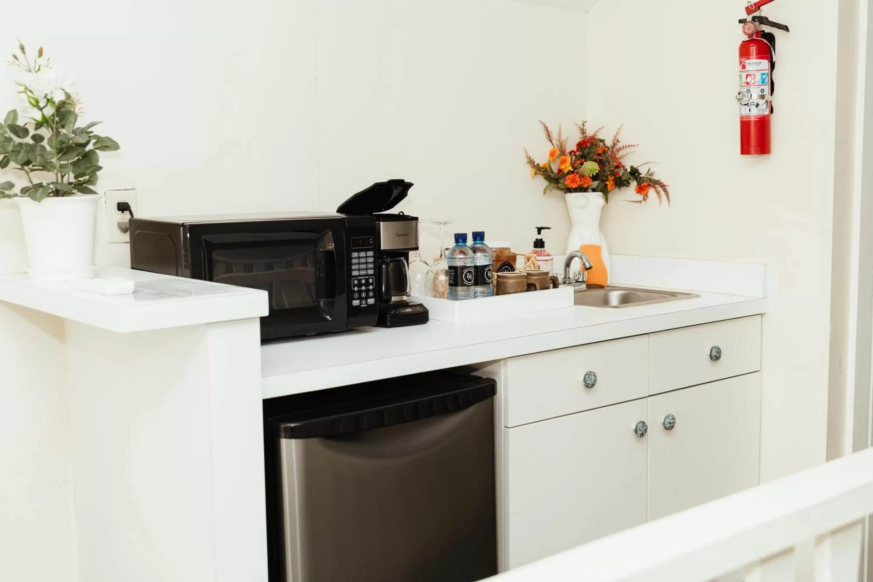 Kitchen or kitchenette in La Villa de Adelina