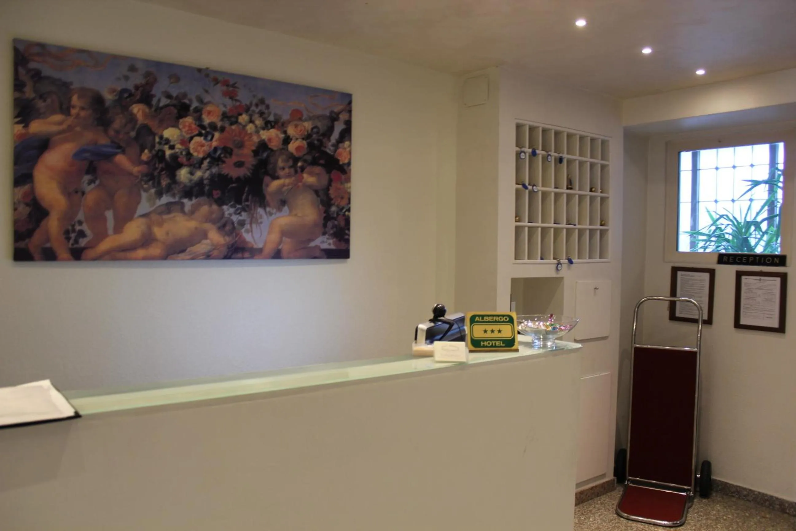 Lobby or reception in Hotel Riposo