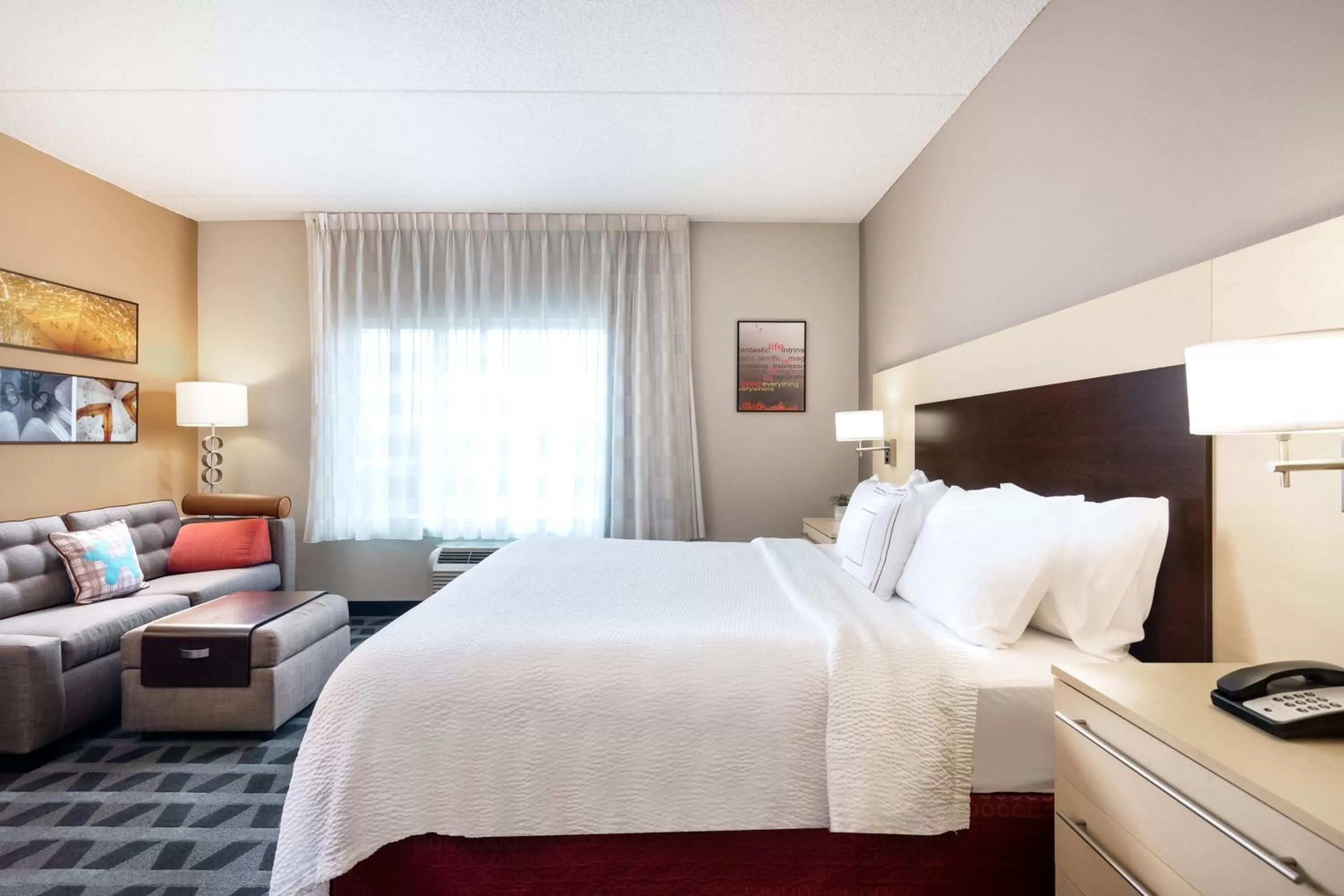 Bedroom, Bed in TownePlace Suites by Marriott Charlotte Mooresville