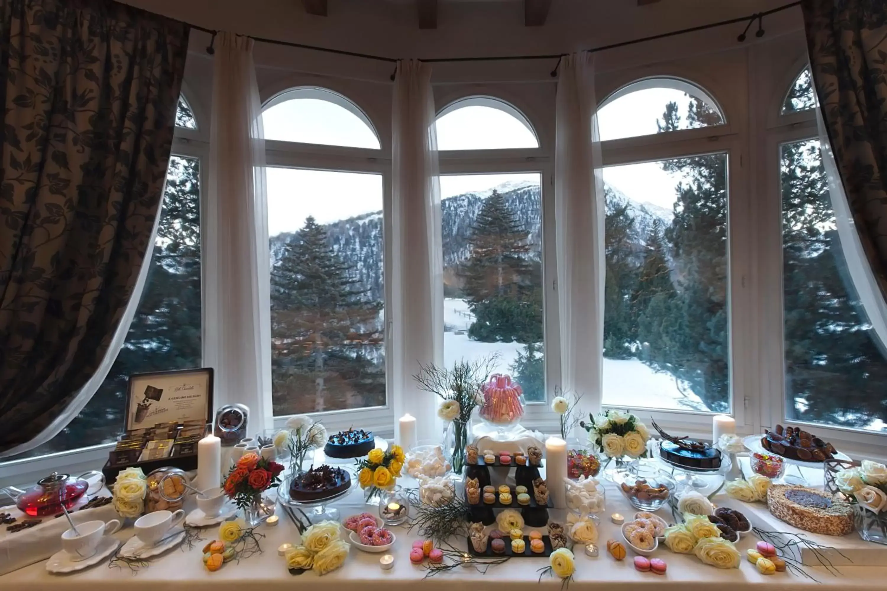 Buffet breakfast in Schloss Hotel & Spa Pontresina