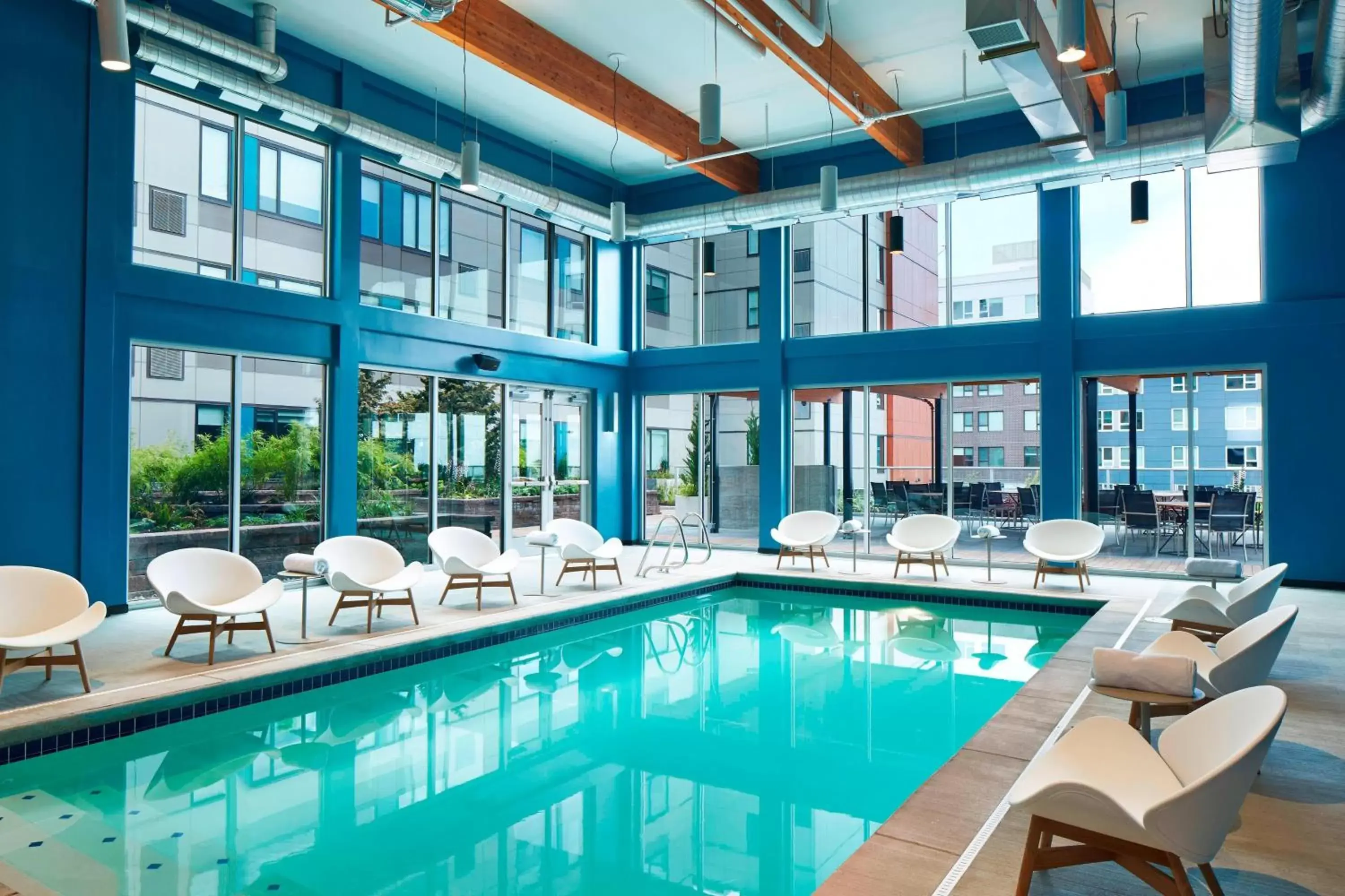 Swimming Pool in Aloft Seattle Redmond